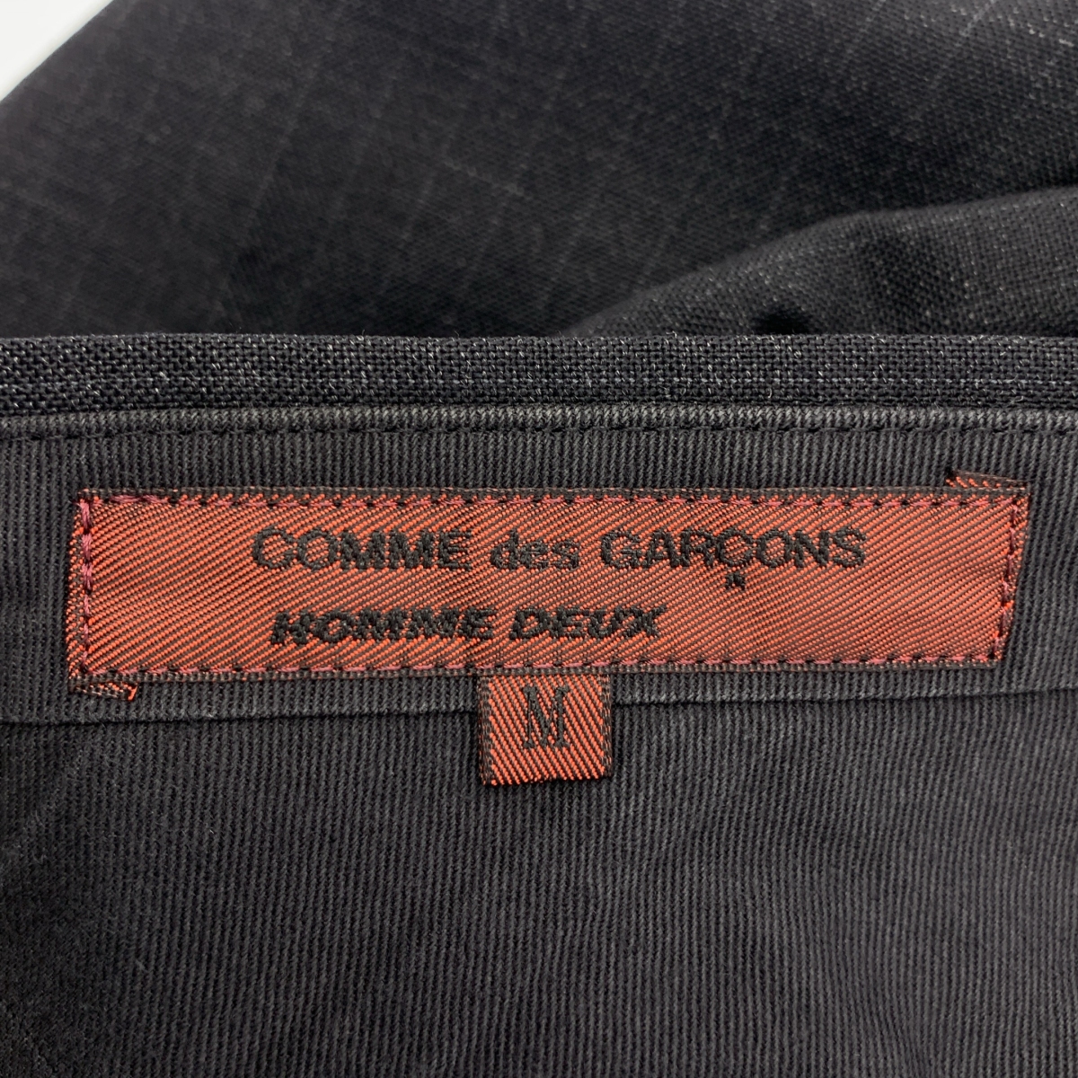 COMME des GARCONS HOMME DEUX / コムデギャルソンオムドゥ ウール チェック ストレート スラックス パンツ