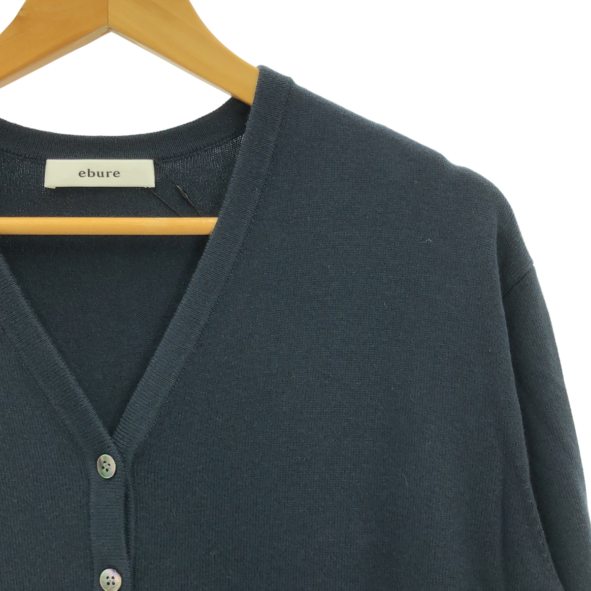 ebure / エブール コットン カシミヤブレンド ブライトスポンジーニット オールインワン ジャンプスーツ