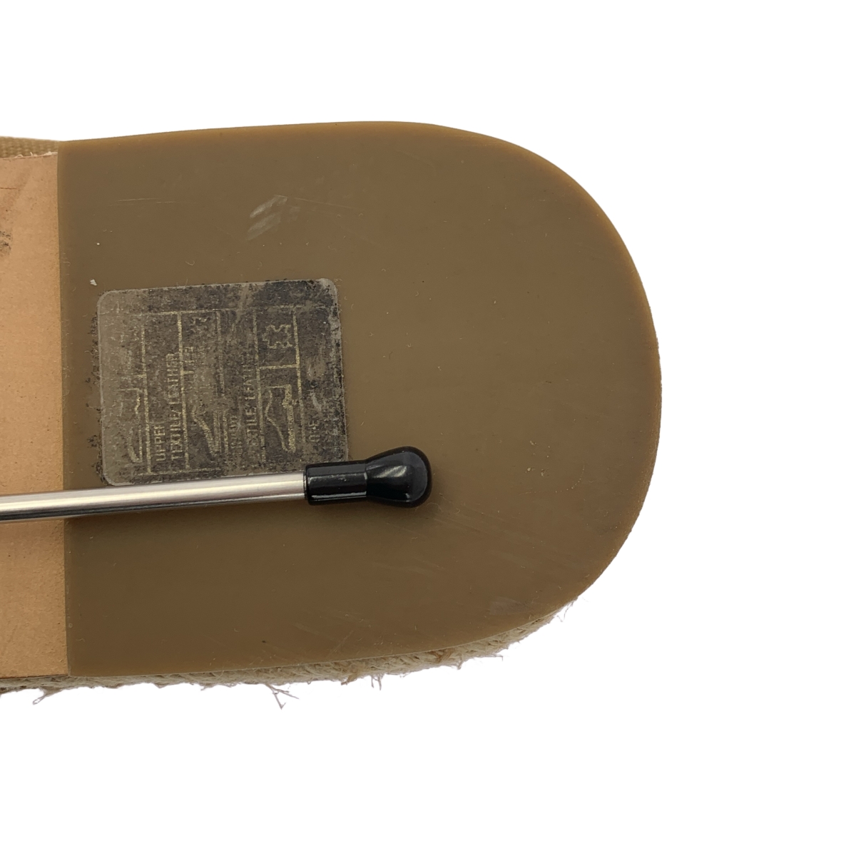 Maison Margiela / メゾンマルジェラ タビ エスパドリーユ レザー 切替 キャンバス シューズ 足袋