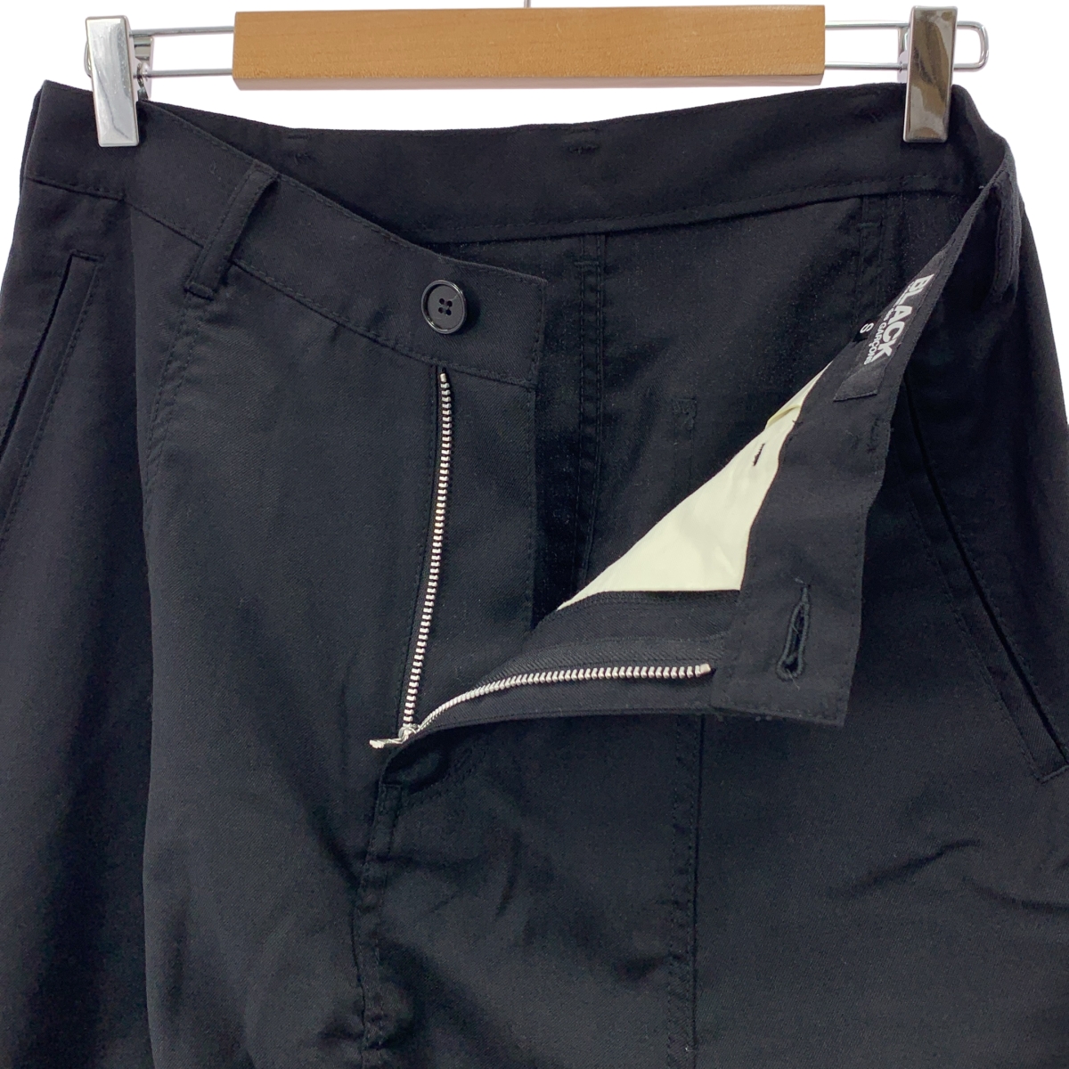 BLACK COMME des GARCONS / ブラックコムデギャルソン ロゴプリント ワイド サルエル ショートパンツ ショーツ