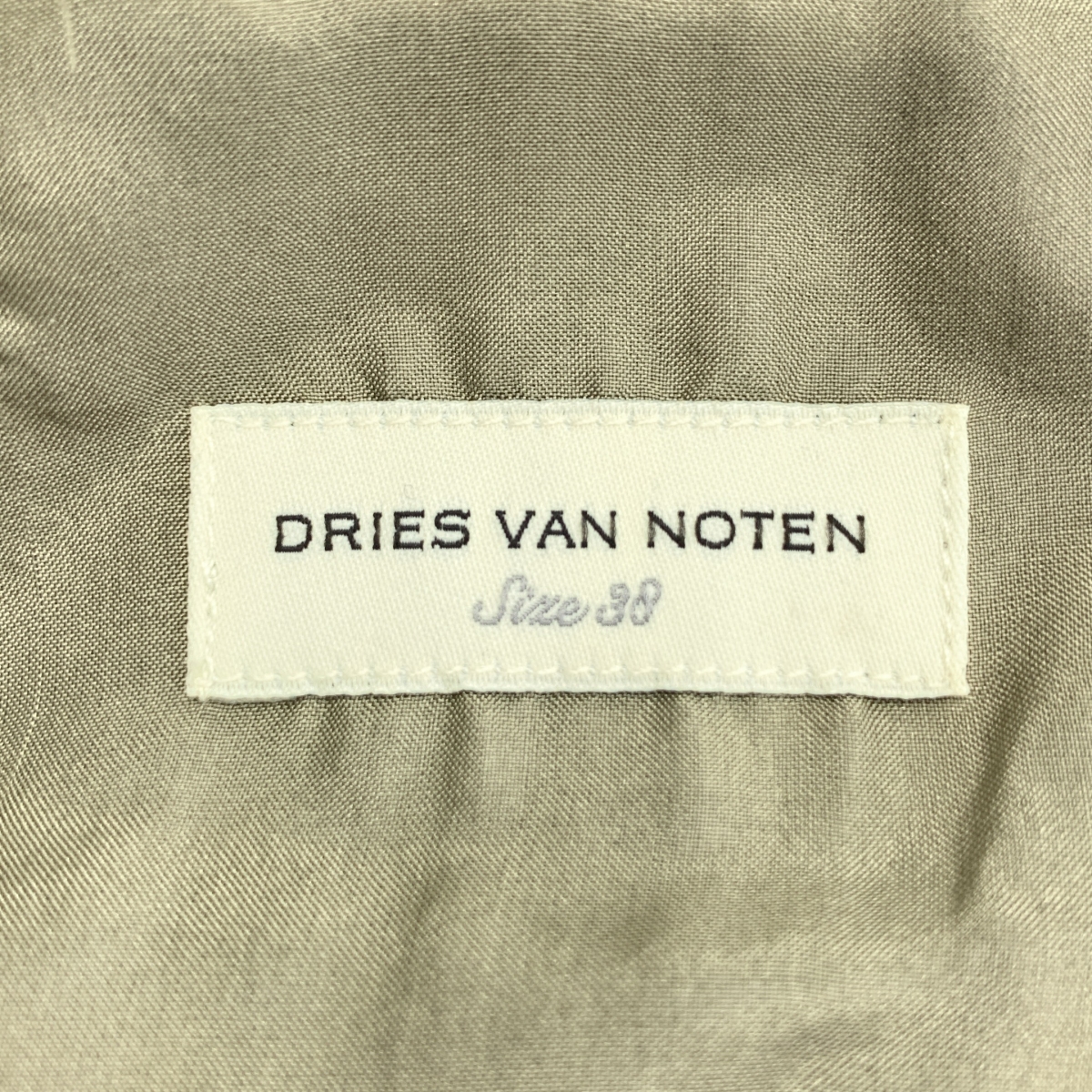 DRIES VAN NOTEN / ドリスヴァンノッテン フェザープリント ジップ ロング ワンピース