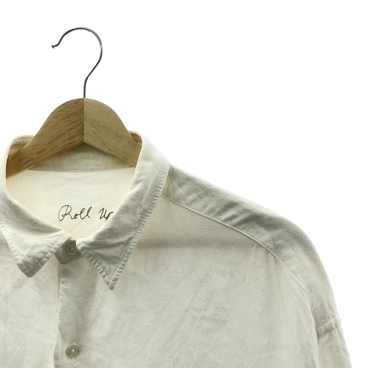 PORTER CLASSIC / ポータークラシック ROLL UP SHIRT / リネン レーヨン ロールアップ シャツ