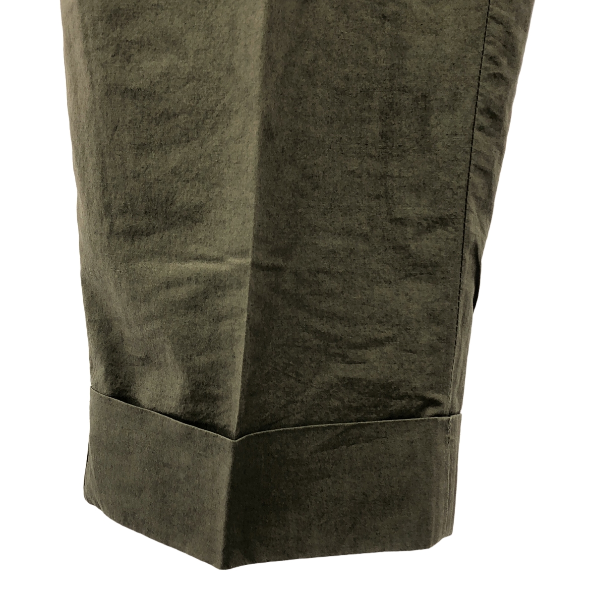 その他 コットン リネン タイプライター スラックス