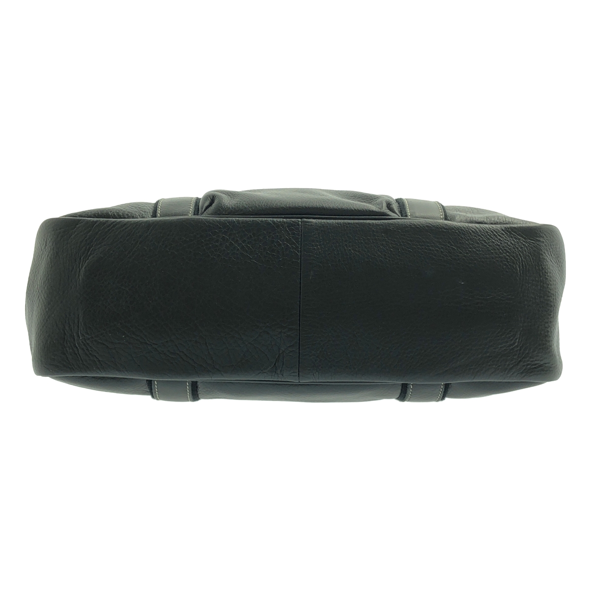 Longchamp / ロンシャン レザー ポケット ハンド トートバッグ / ロゴ総裏地