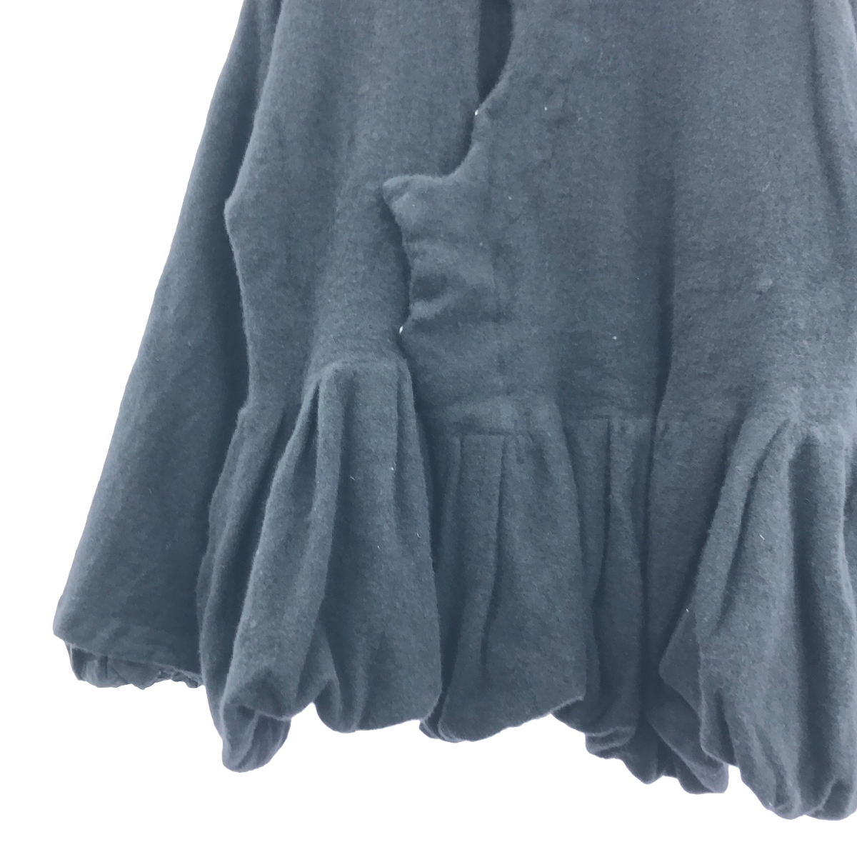 COMME des GARCONS COMME des GARCONS / コムコム ウール 縮絨 変形 ジャケット / 総裏地
