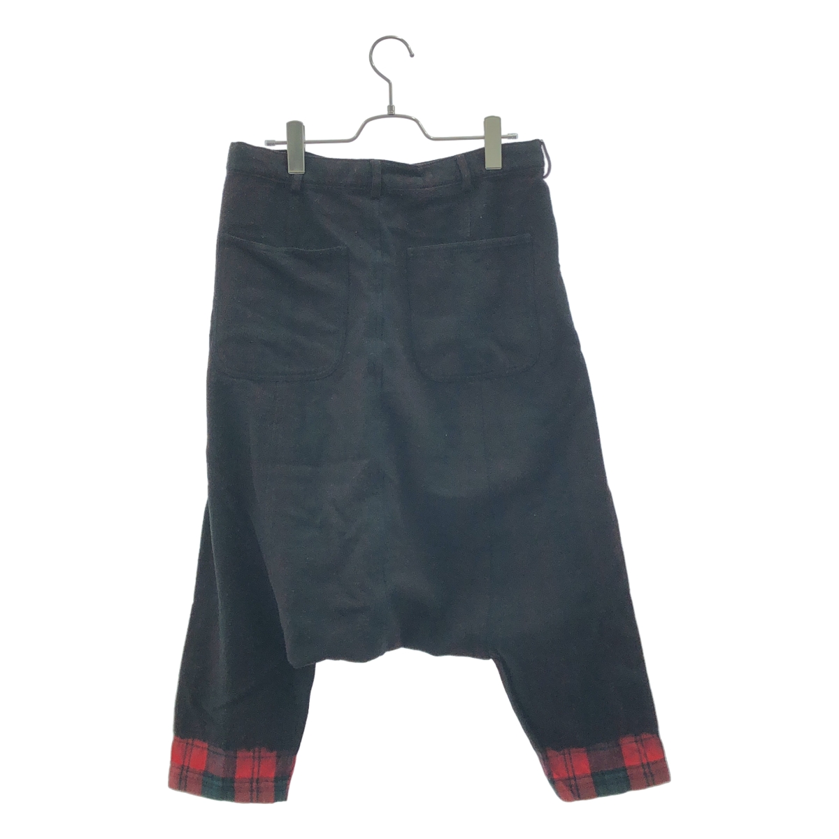 BLACK COMME des GARCONS / ブラックコムデギャルソン ウール 縮絨 脱色 サルエルパンツ