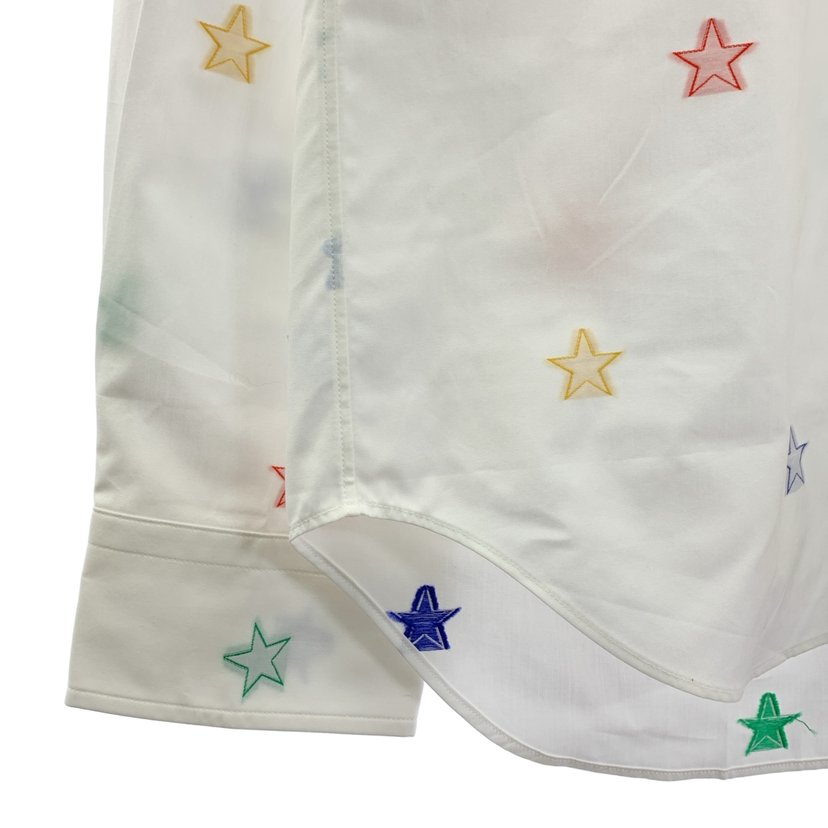 COMME des GARCONS HOMME DEUX / コムデギャルソンオムドゥ スター 総柄 コットン スタンダードシャツ