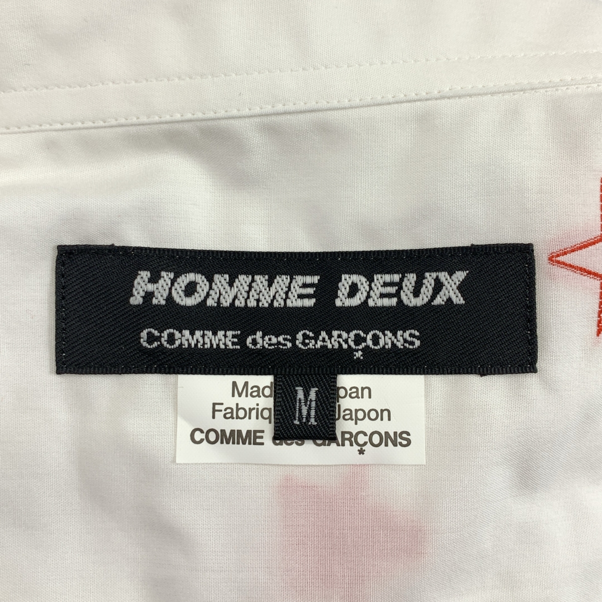 COMME des GARCONS HOMME DEUX / コムデギャルソンオムドゥ スター 総柄 コットン スタンダードシャツ