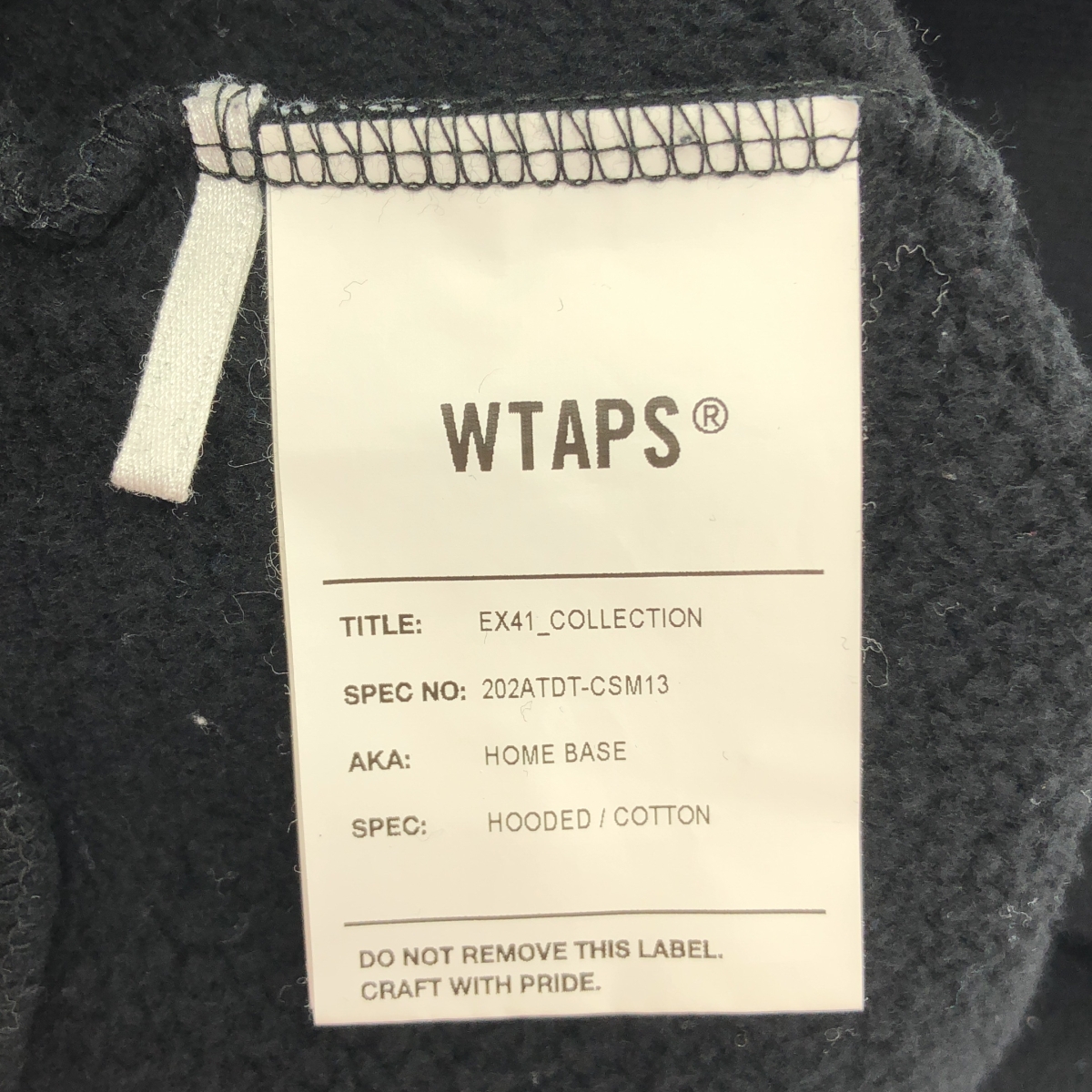 WTAPS / ダブルタップス HOME BASE HOODED ホームベース フーディ パーカー