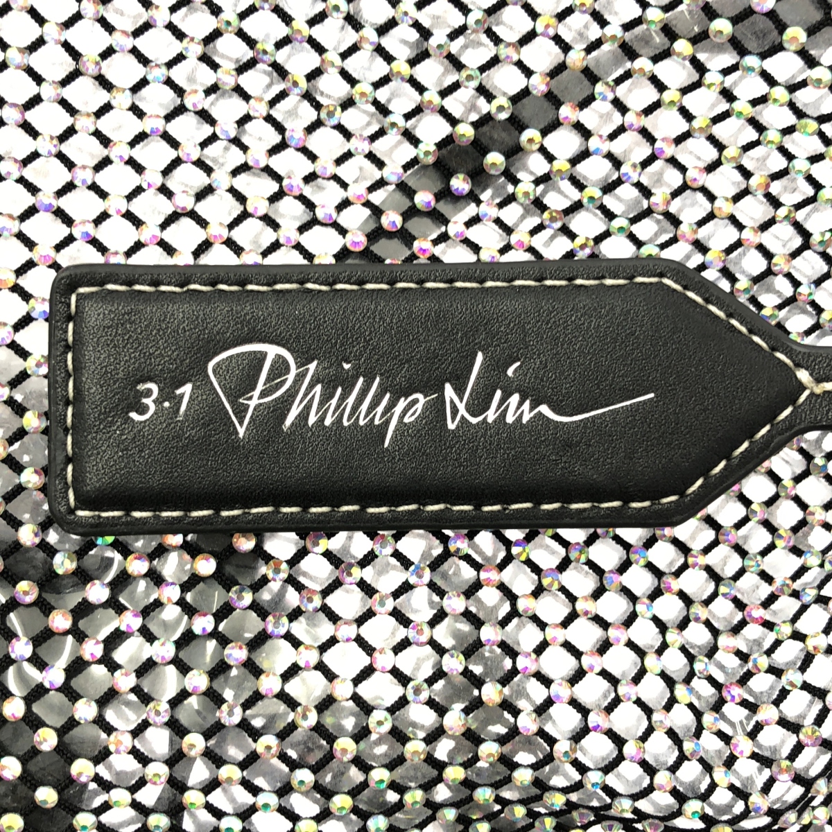 3.1 Phillip Lim / スリーワンフィリップリム PVC ラインストーン メッシュ トートバッグ