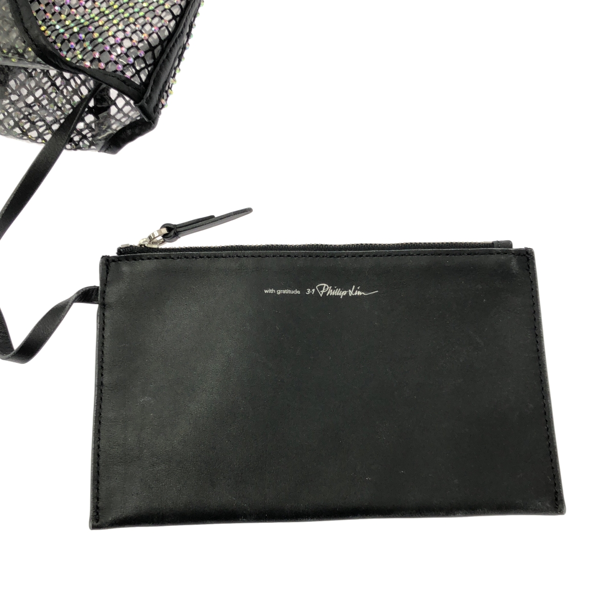 3.1 Phillip Lim / スリーワンフィリップリム PVC ラインストーン メッシュ トートバッグ