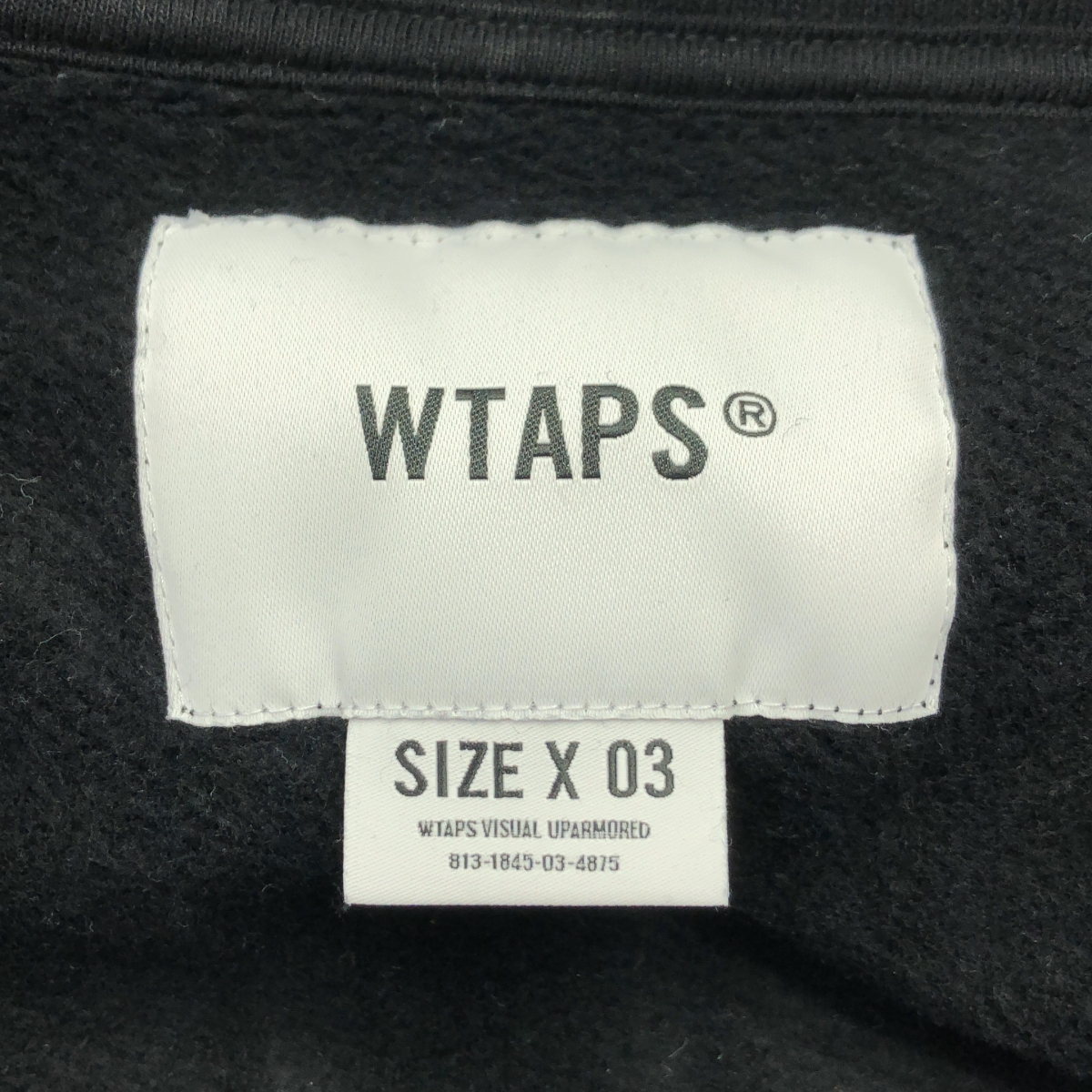 WTAPS / ダブルタップス DEPST SWEATER COTTON. ENVIRONMENT ハーフジップ スウェット