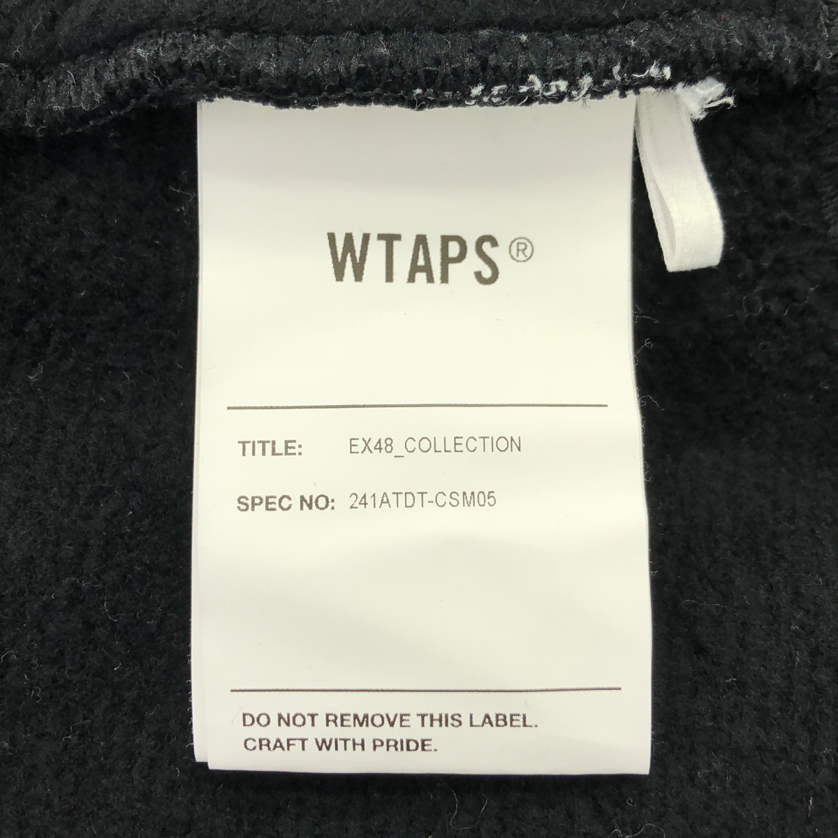 WTAPS / ダブルタップス DEPST SWEATER COTTON. ENVIRONMENT ハーフジップ スウェット