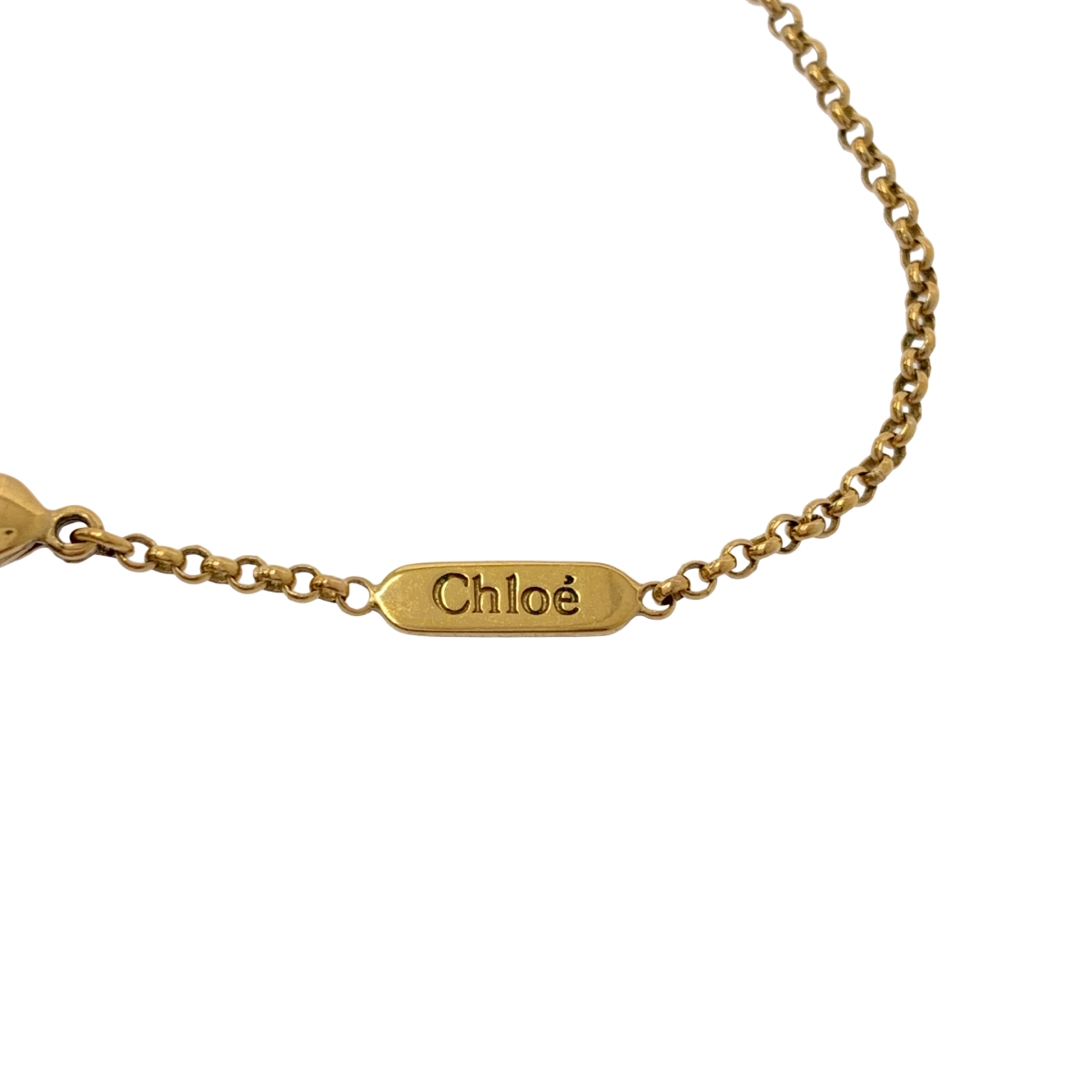 Chloe / クロエ パドロック キー モチーフ チェーンブレスレット