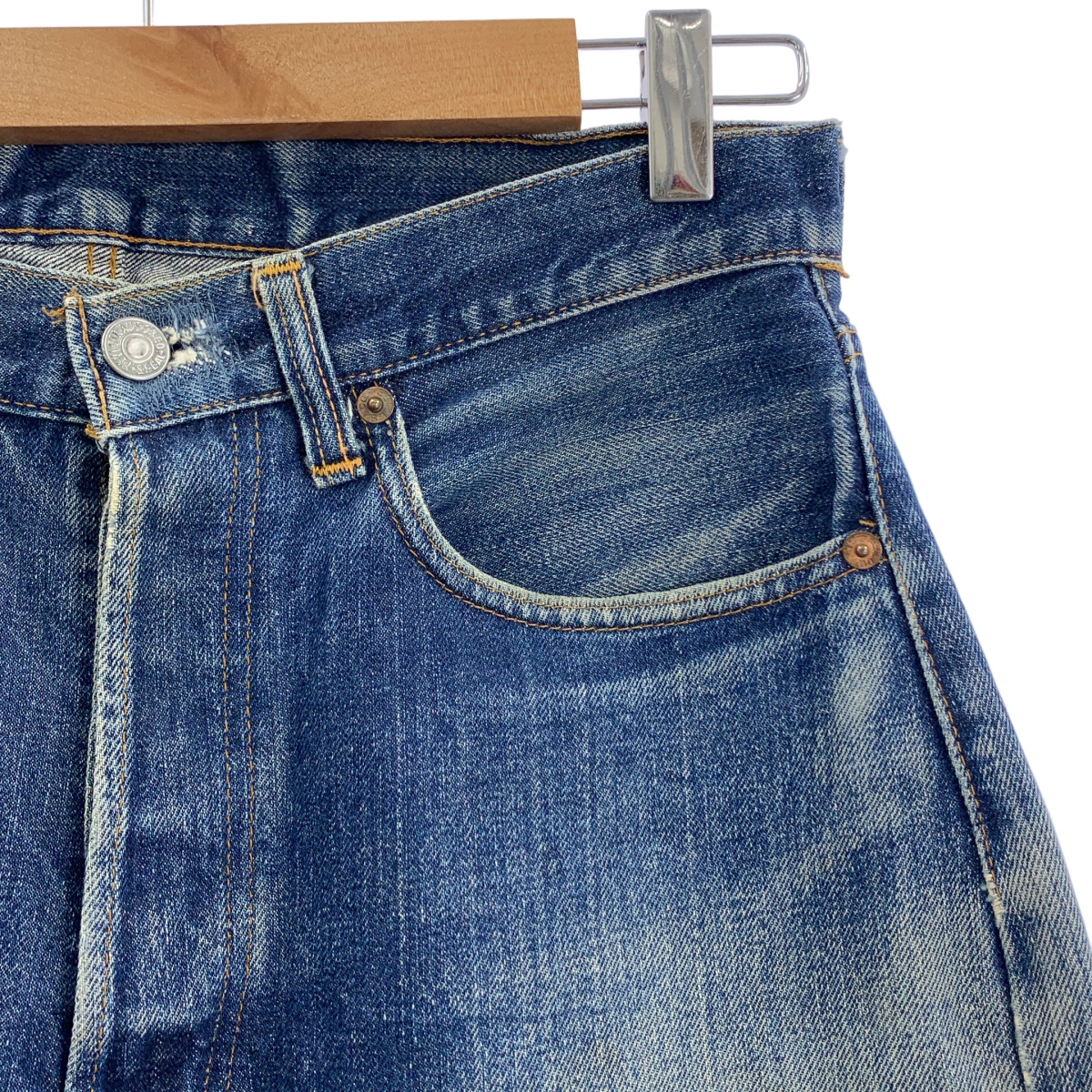 Levi's / リーバイス 推定1960s〜 66前期 501 bigE usa製 vintage / ヴィンテージ 刻印6 スレキスタンプ セルビッチ デニムパンツ