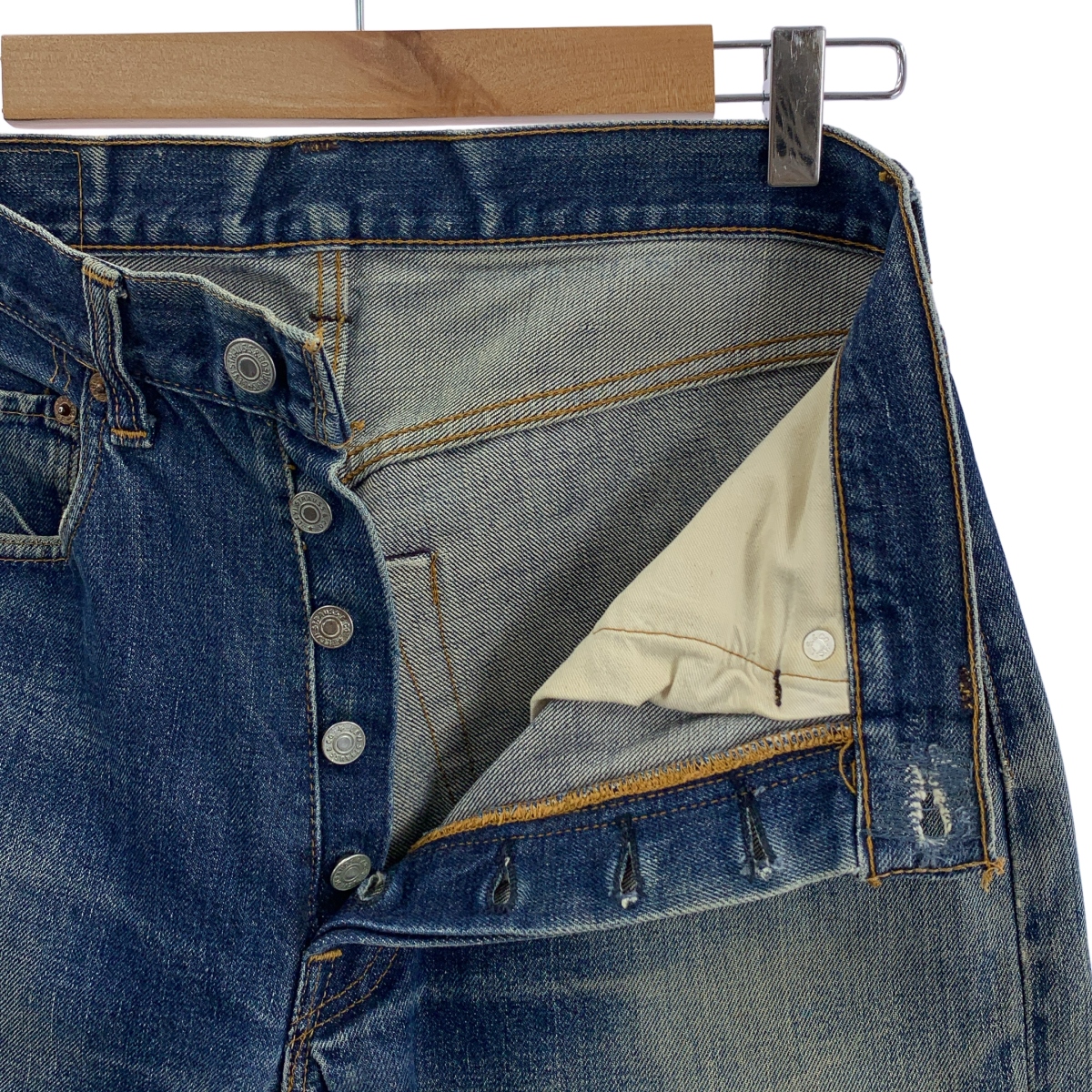 Levi's / リーバイス 推定1960s〜 66前期 501 bigE usa製 vintage / ヴィンテージ 刻印6 スレキスタンプ セルビッチ デニムパンツ