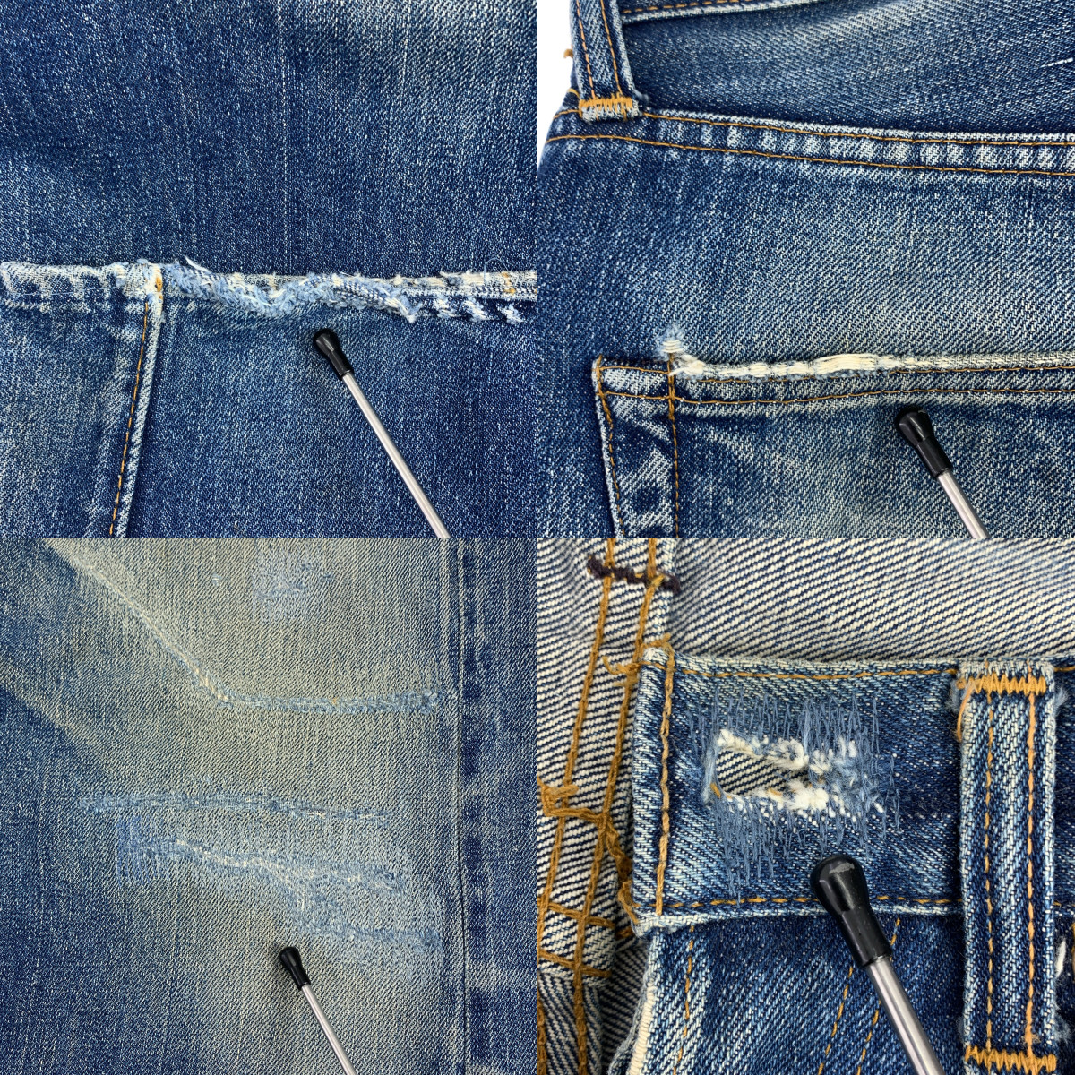 Levi's / リーバイス 推定1960s〜 66前期 501 bigE usa製 vintage / ヴィンテージ 刻印6 スレキスタンプ セルビッチ デニムパンツ