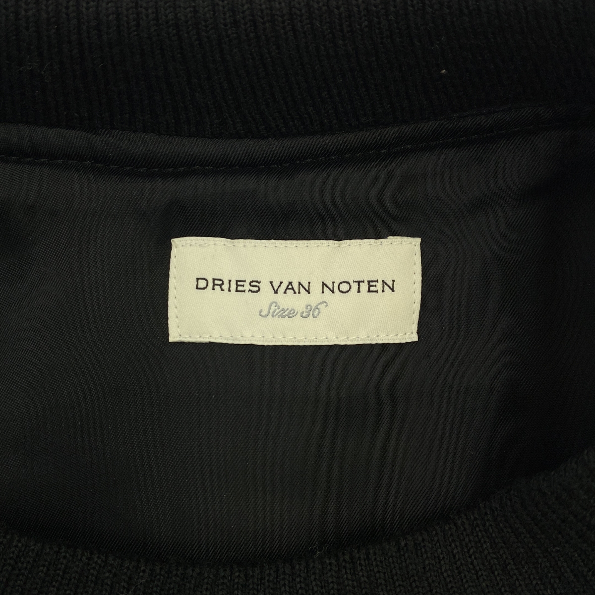 DRIES VAN NOTEN / ドリスヴァンノッテン キルティング プルオーバー ワンピース