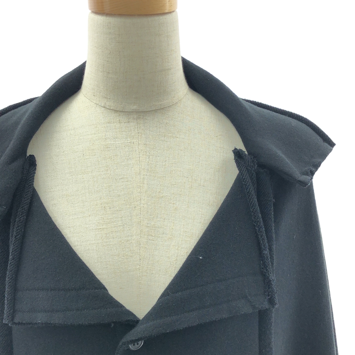 Y's / ワイズヨウジヤマモト コットン カットオフ ケープ コート カーディガン