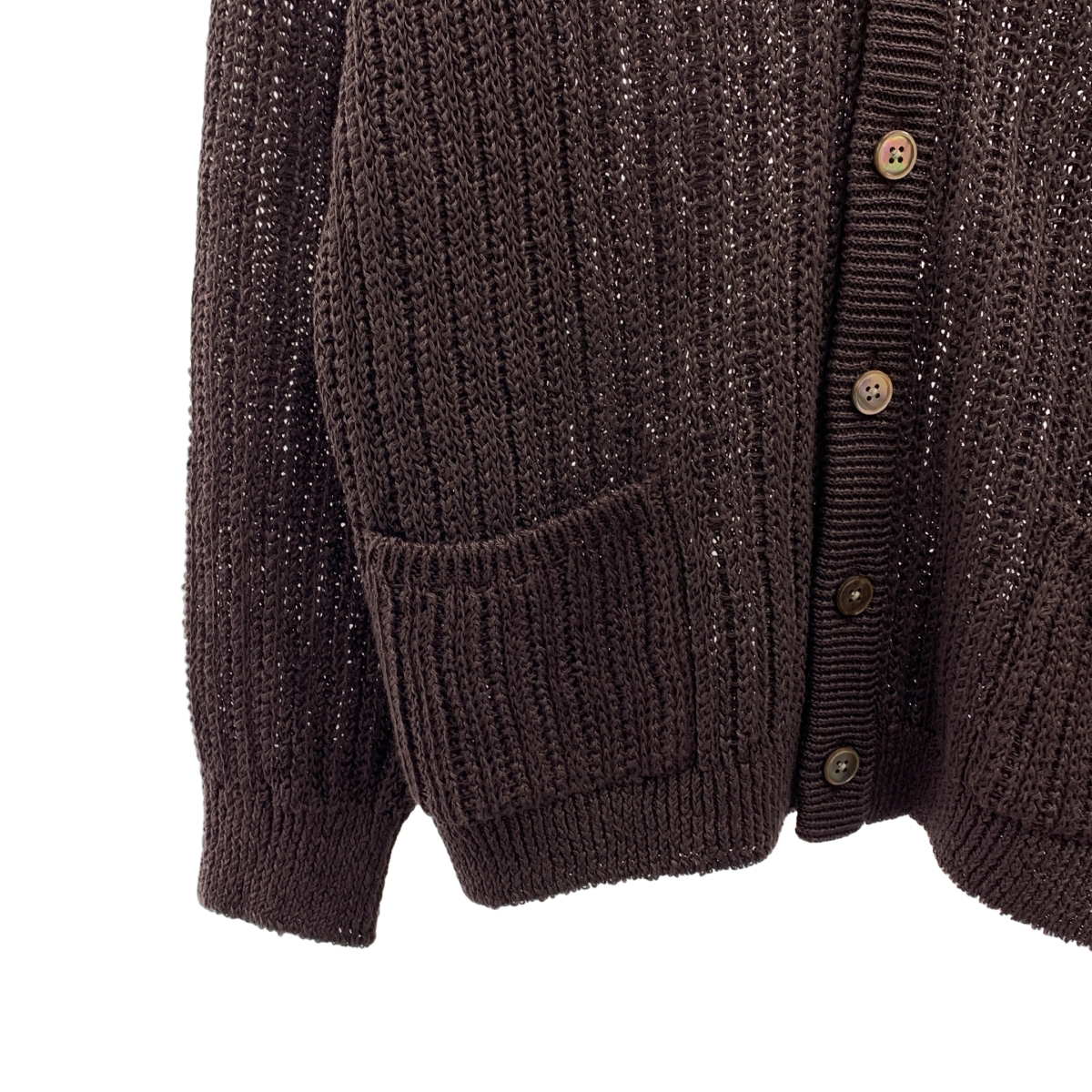 Paul Stuart / ポールスチュアート 襟付き ニット カーディガン