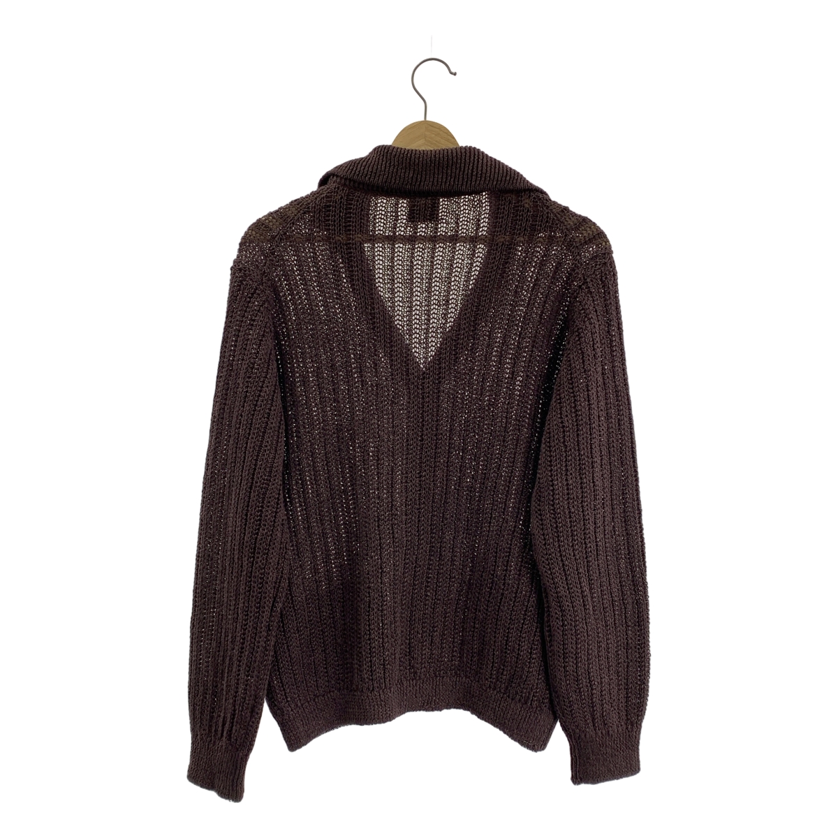 Paul Stuart / ポールスチュアート 襟付き ニット カーディガン