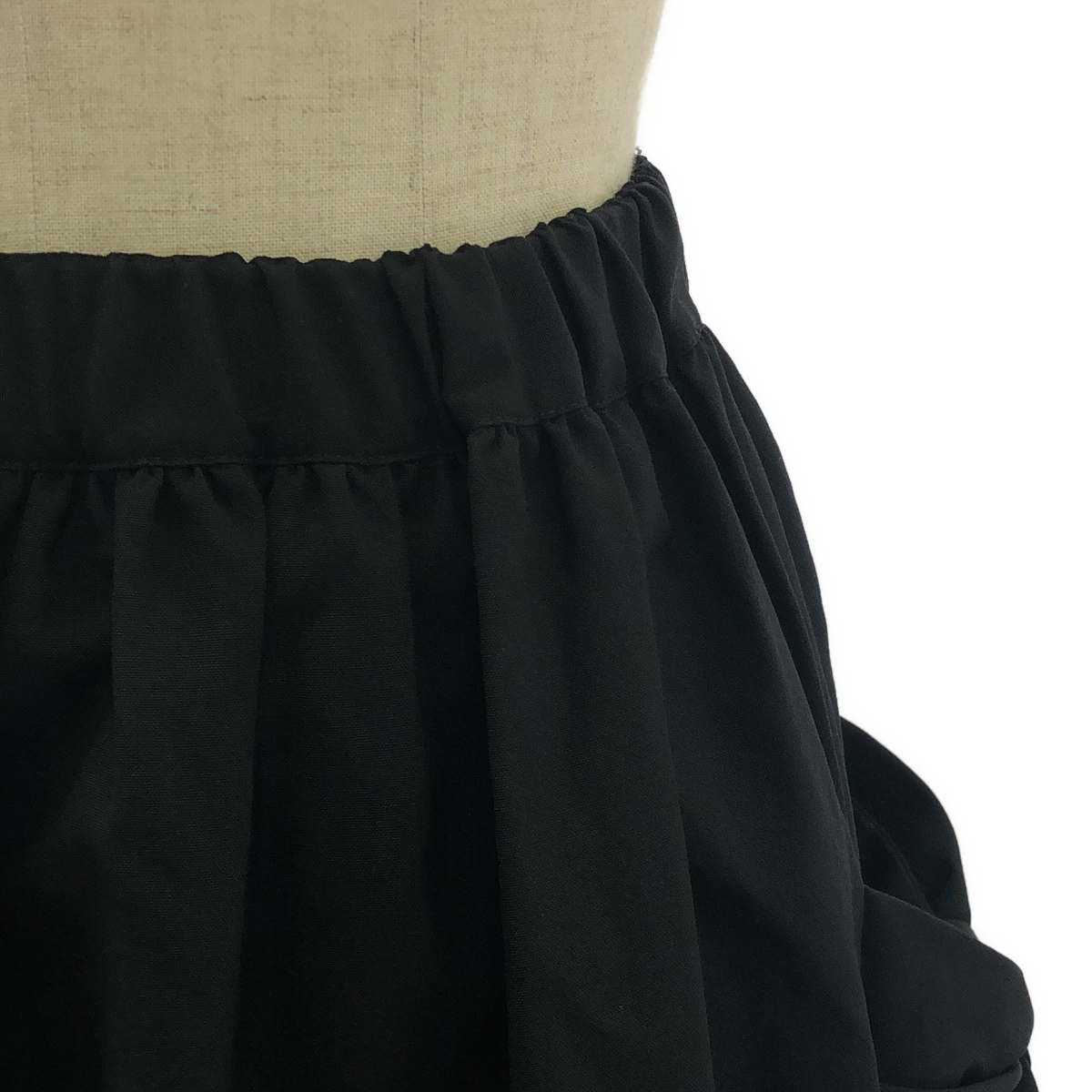 COMME des GARCONS COMME des GARCONS / コムコム リボン装飾 ドローストリング ギャザー スカート