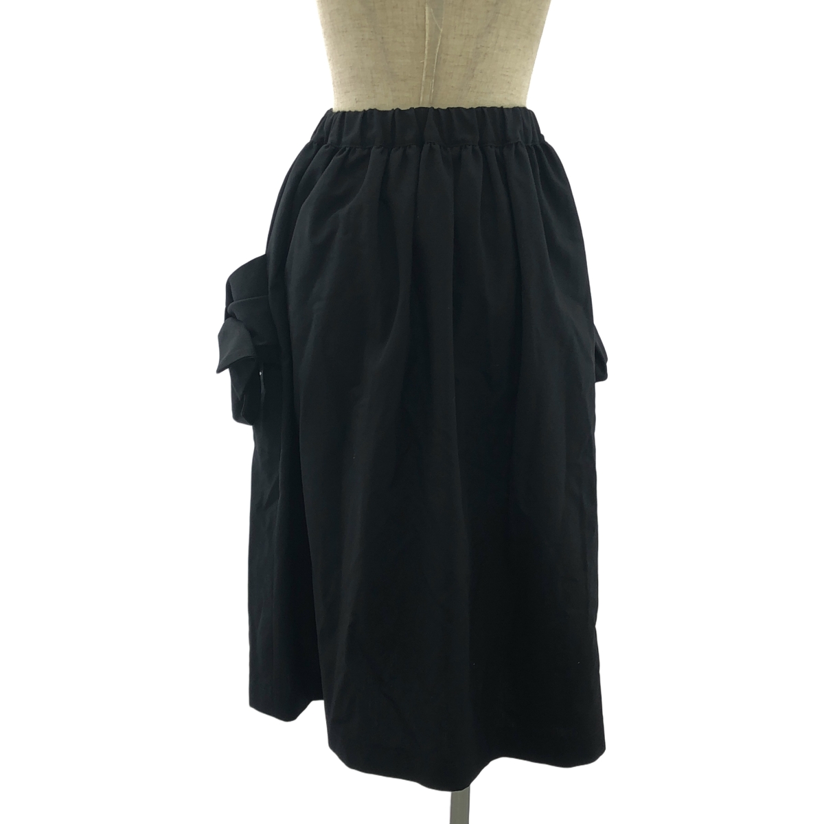 COMME des GARCONS COMME des GARCONS / コムコム リボン装飾 ドローストリング ギャザー スカート