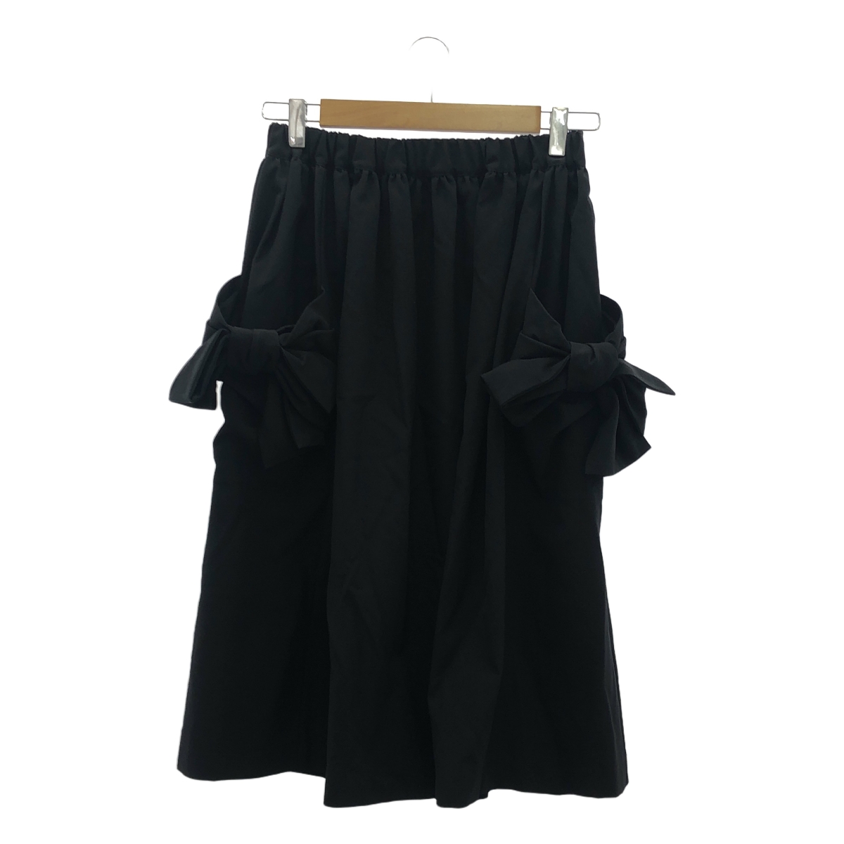 COMME des GARCONS COMME des GARCONS / コムコム リボン装飾 ドローストリング ギャザー スカート