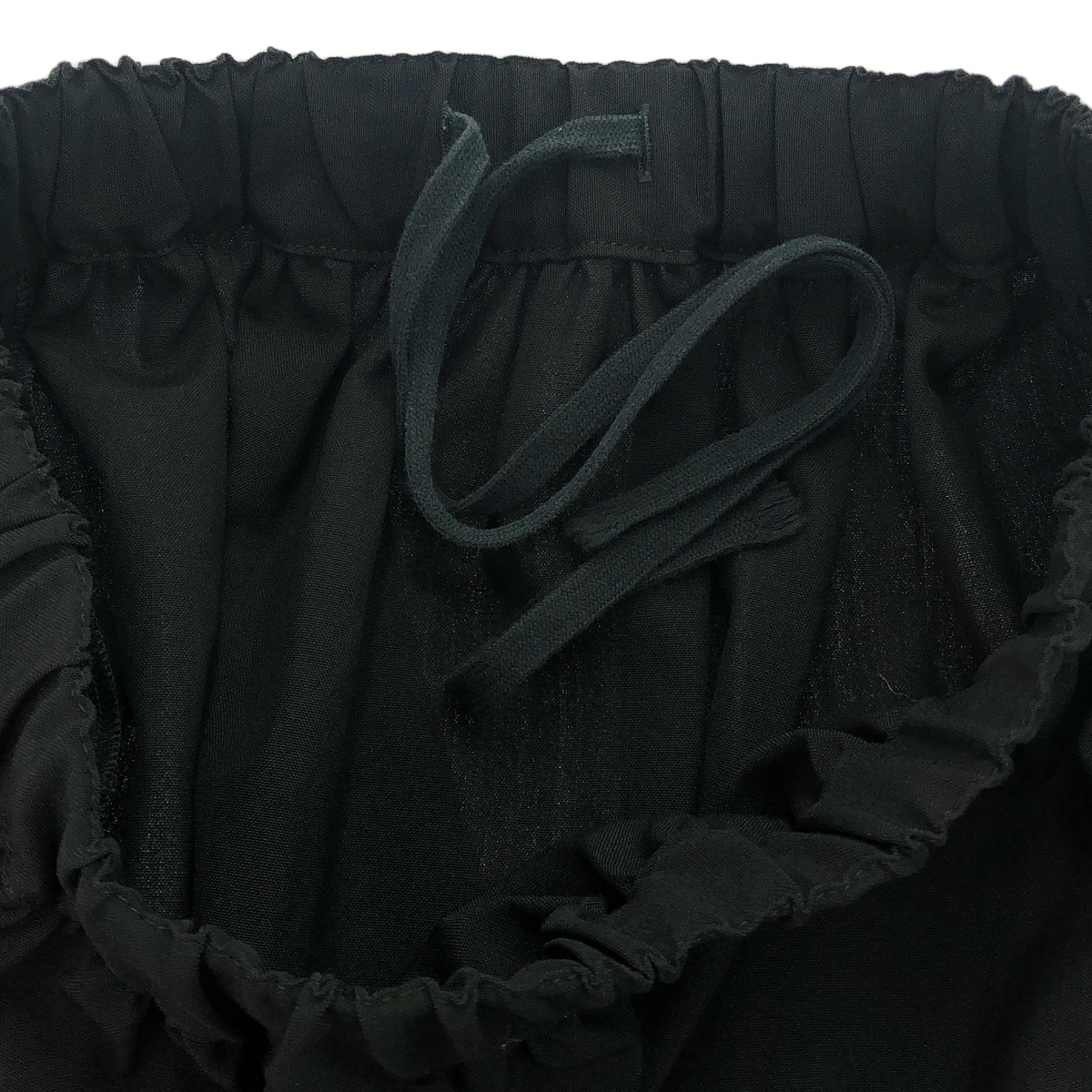 COMME des GARCONS COMME des GARCONS / コムコム リボン装飾 ドローストリング ギャザー スカート