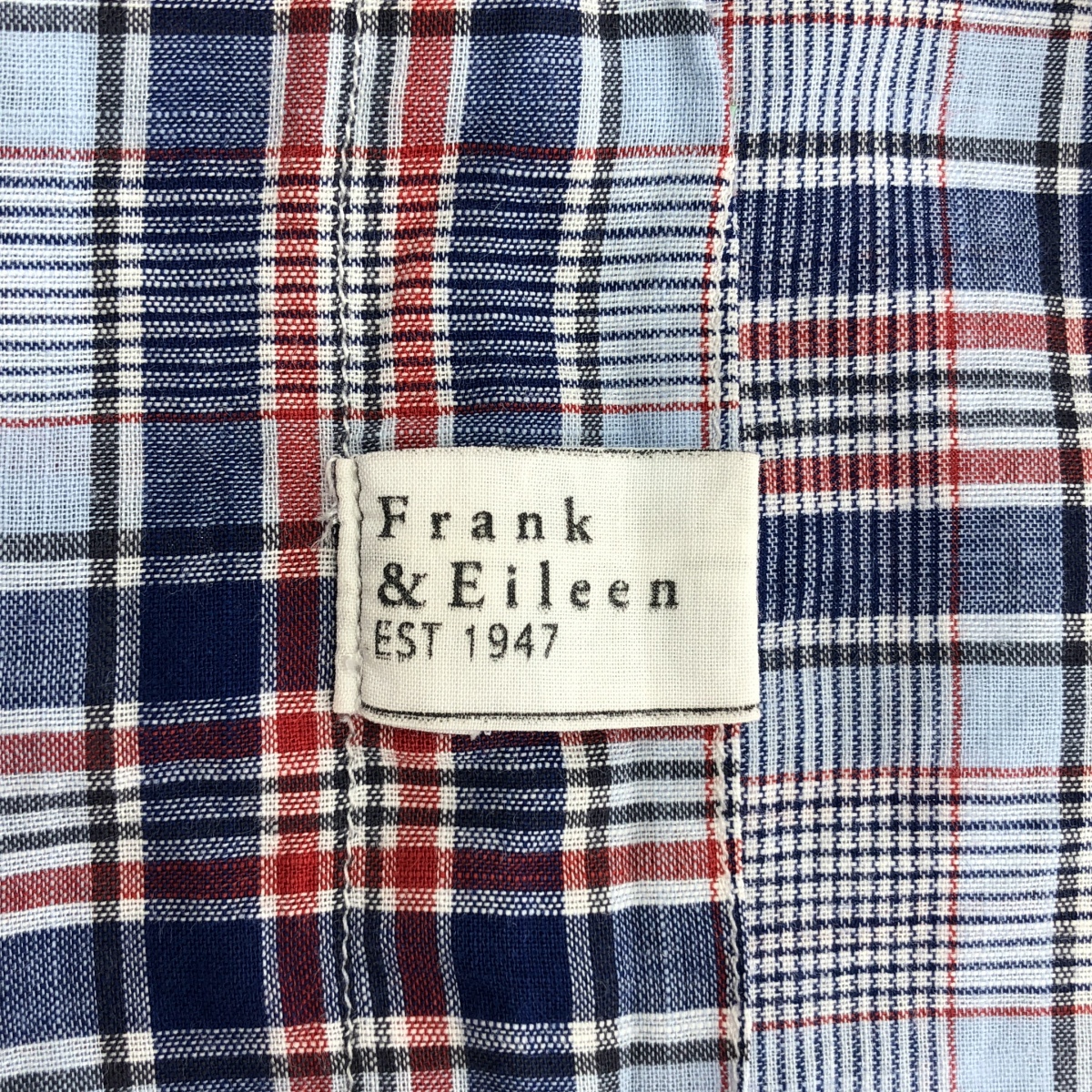 Frank&Eileen / フランクアンドアイリーン GRAYSON / グレイソン コットン チェック シャツ ブラウス