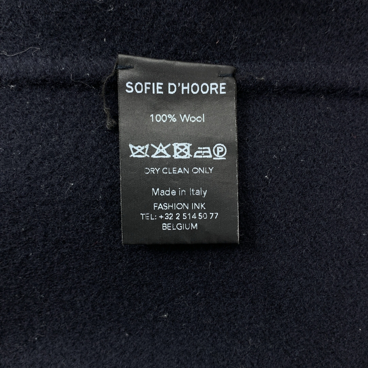 SOFIE D'HOORE / ソフィードール COMMIT / ウール ダブル オーバー コート