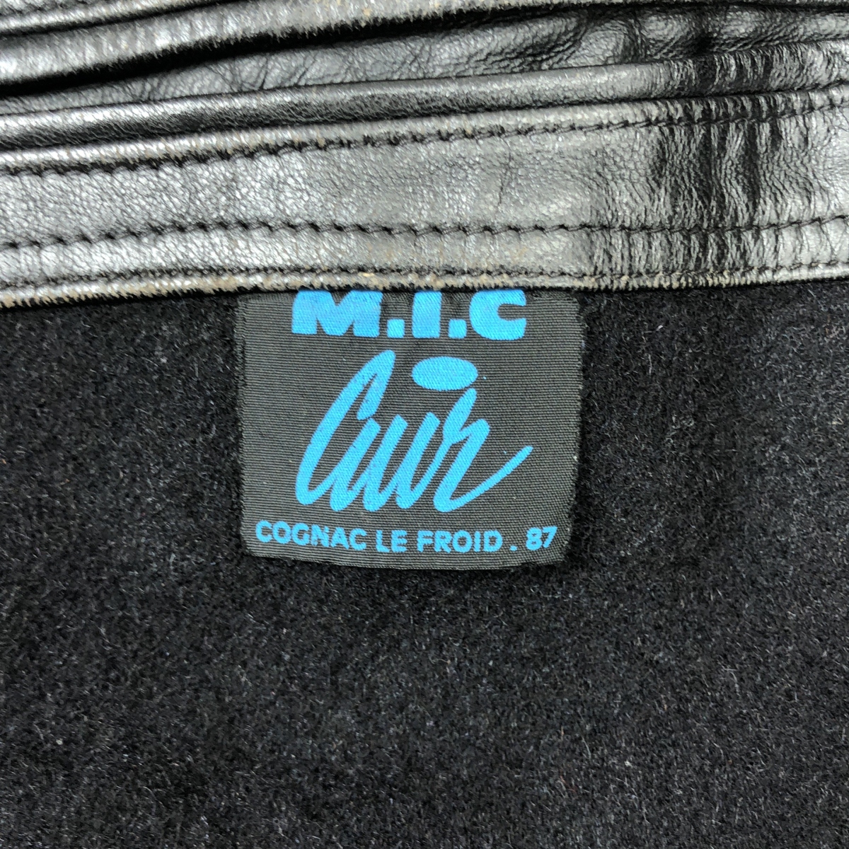 EURO VINTAGE / ユーロヴィンテージ 1970s ヴィンテージ ウール襟 レザー コルビジェジャケット