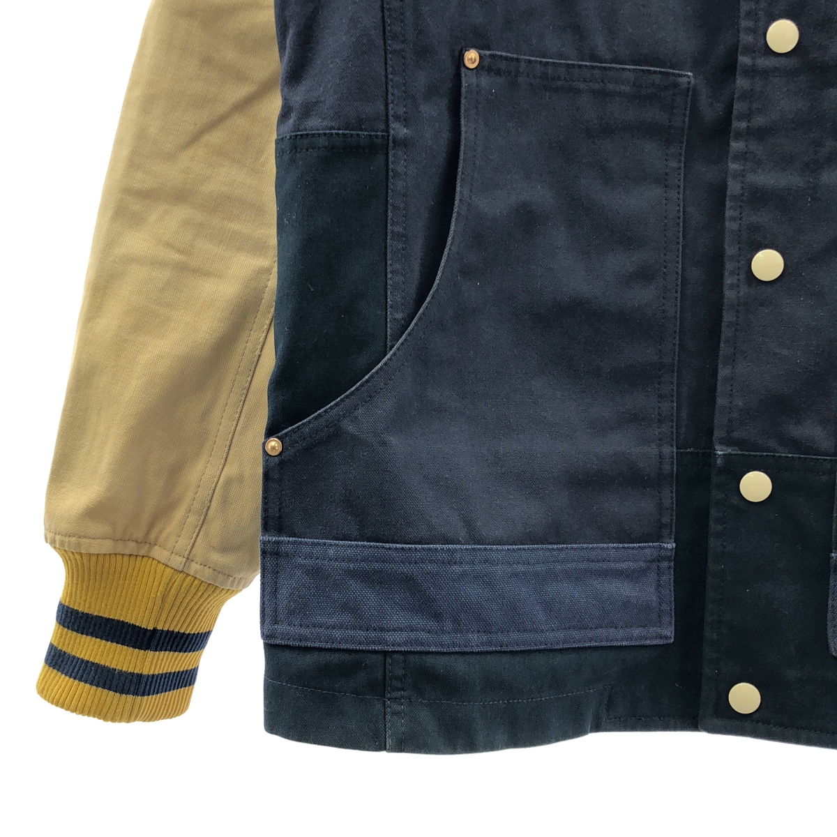 JUNYA WATANABE COMME des GARCONS MAN / ジュンヤワタナベコムデギャルソンマン ×CARHARTT カーハート / ダック バーシティ ジャケット スタジャン