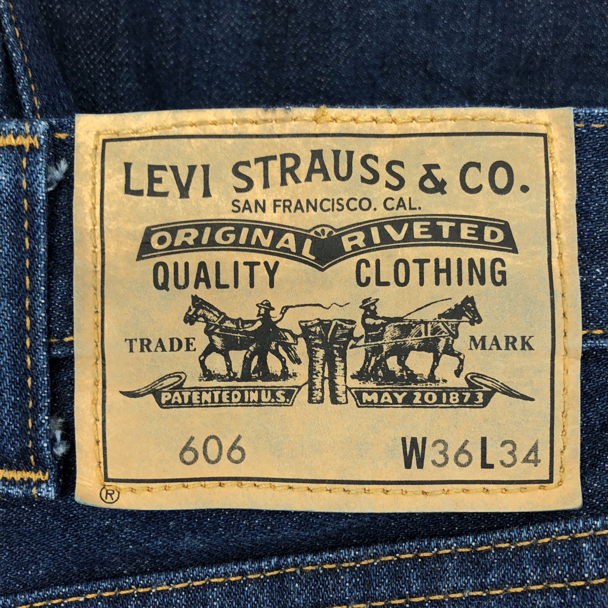 LEVI'S VINTAGE CLOTHING LVC / リーバイスヴィンテージクロージング 1969モデル復刻版 606 スリム コーンデニム パンツ