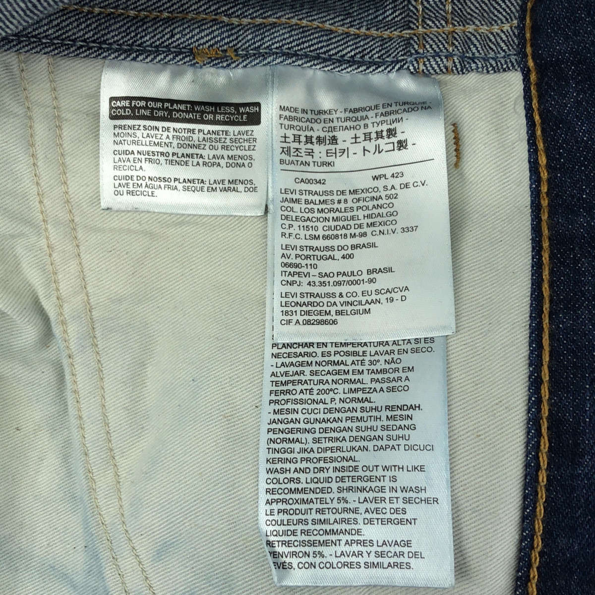 LEVI'S VINTAGE CLOTHING LVC / リーバイスヴィンテージクロージング 1969モデル復刻版 606 スリム コーンデニム パンツ