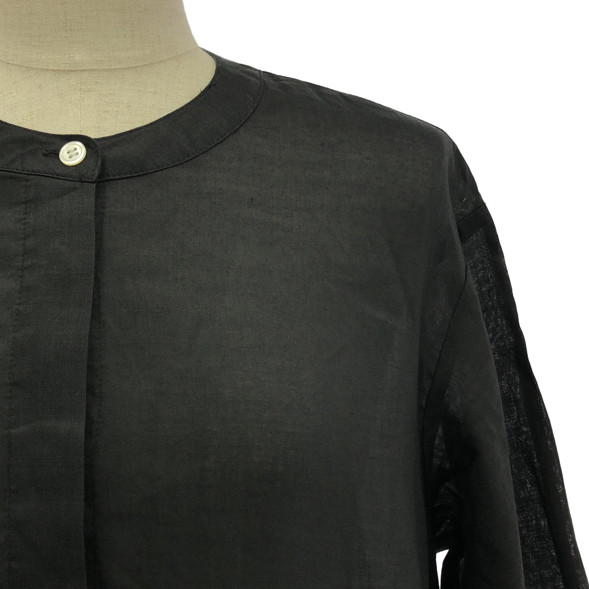 その他 リネンギャザー プルオーバワンピース