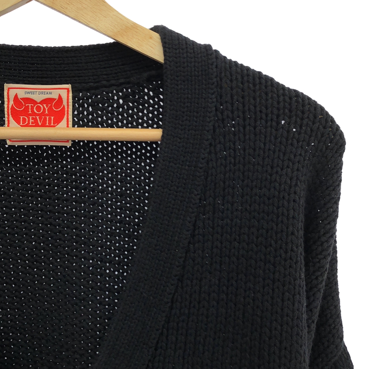 その他 FRANKEN CARDIGAN 編み地切替 ハンドステッチ フランケン ニットカーディガン