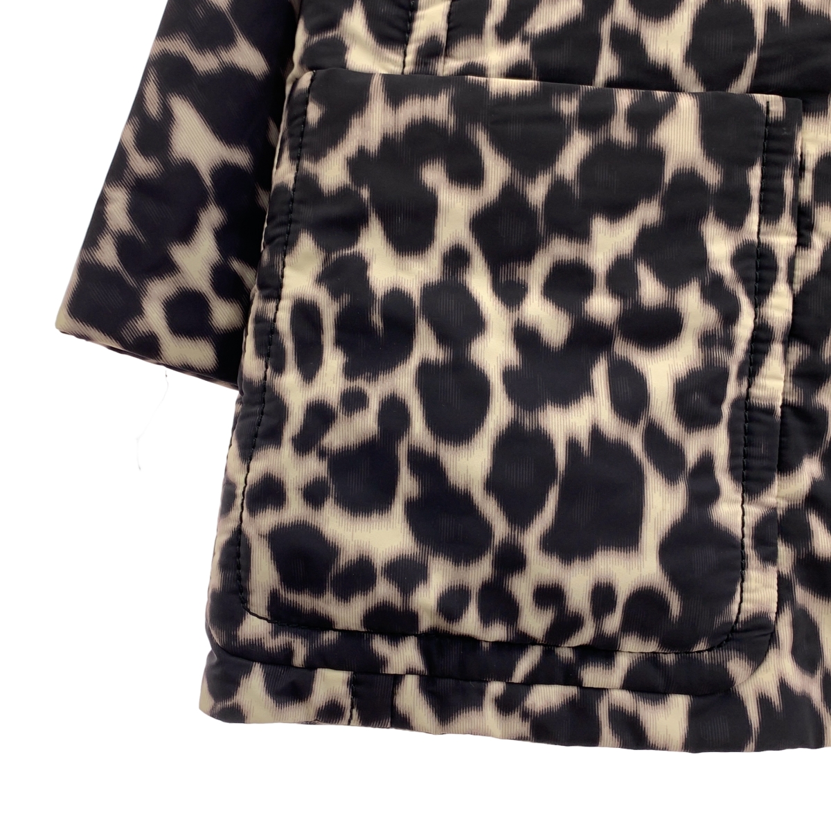 STELLA McCARTNEY / ステラマッカートニー レオパード シングルコート /ファー着脱可 / キルティング裏地