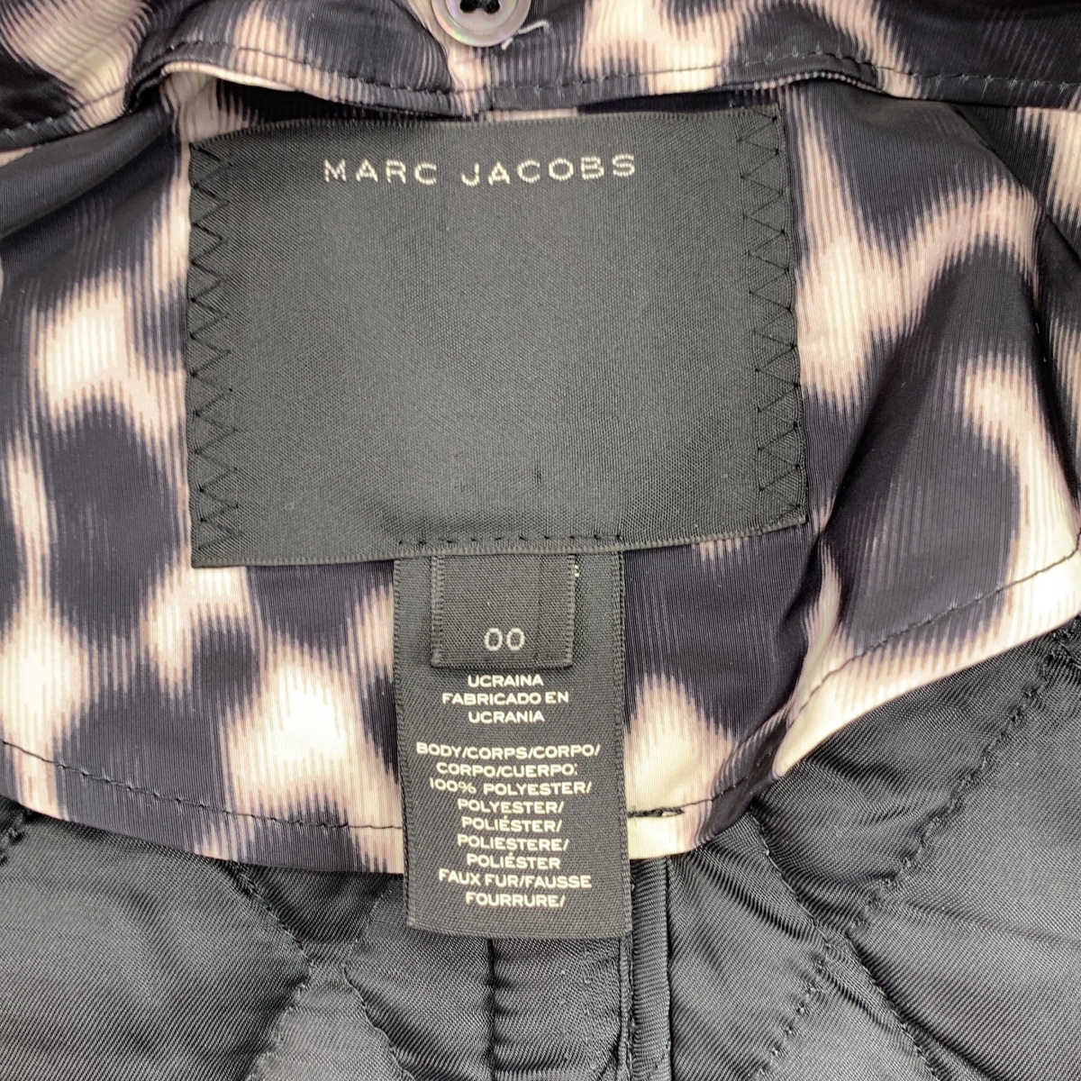 STELLA McCARTNEY / ステラマッカートニー レオパード シングルコート /ファー着脱可 / キルティング裏地