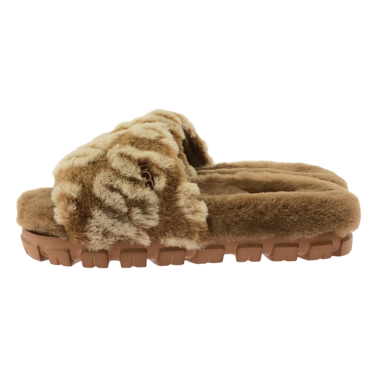 UGG / アグ Cozetta Logograph / ロゴ ファー ボリュームサンダル