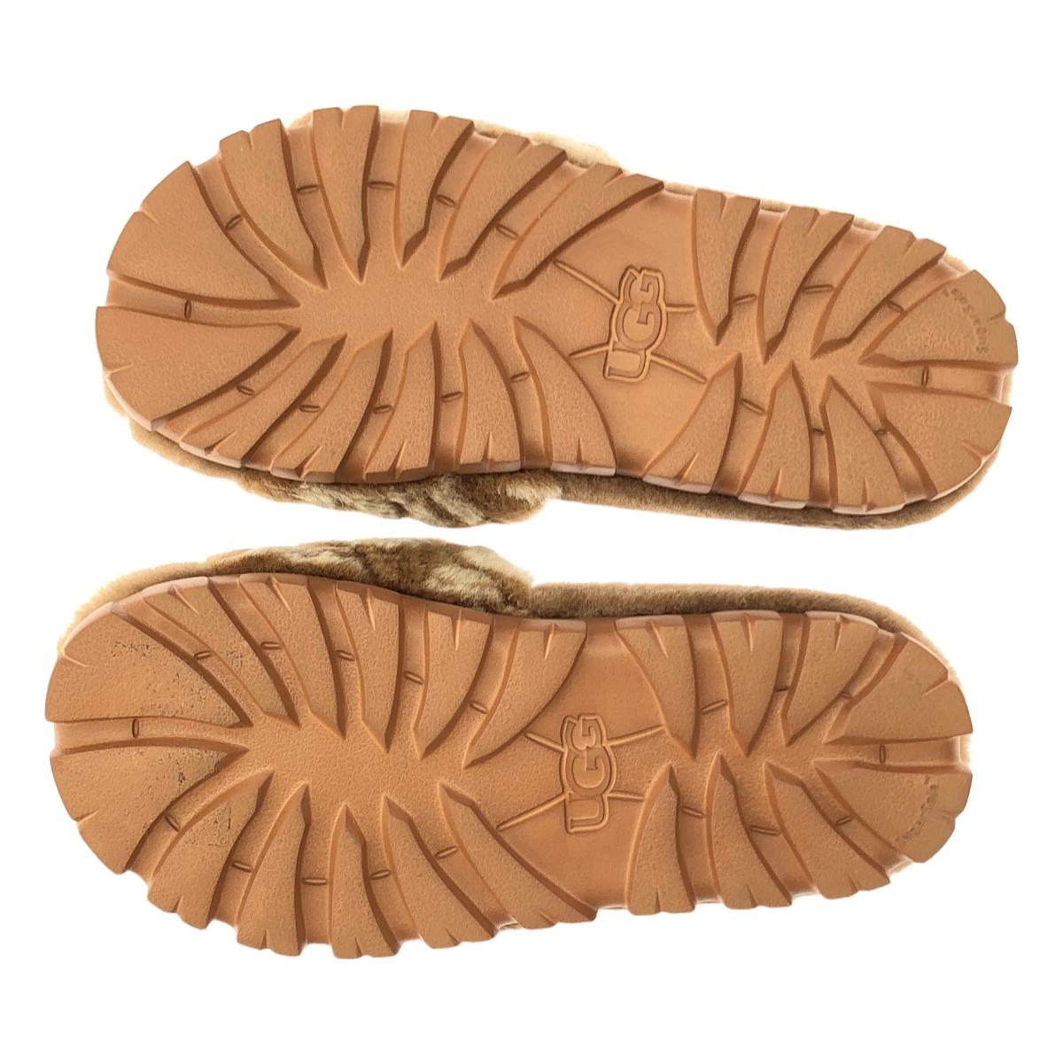 UGG / アグ Cozetta Logograph / ロゴ ファー ボリュームサンダル