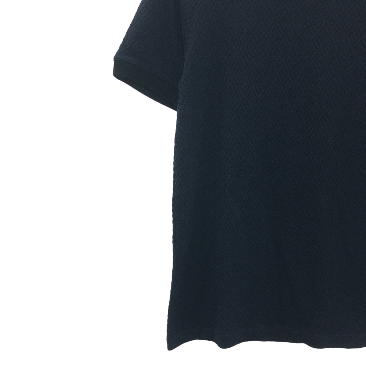 GIORGIO ARMANI / ジョルジオアルマーニ ダイヤ柄 ジャガード ビスコース Tシャツ
