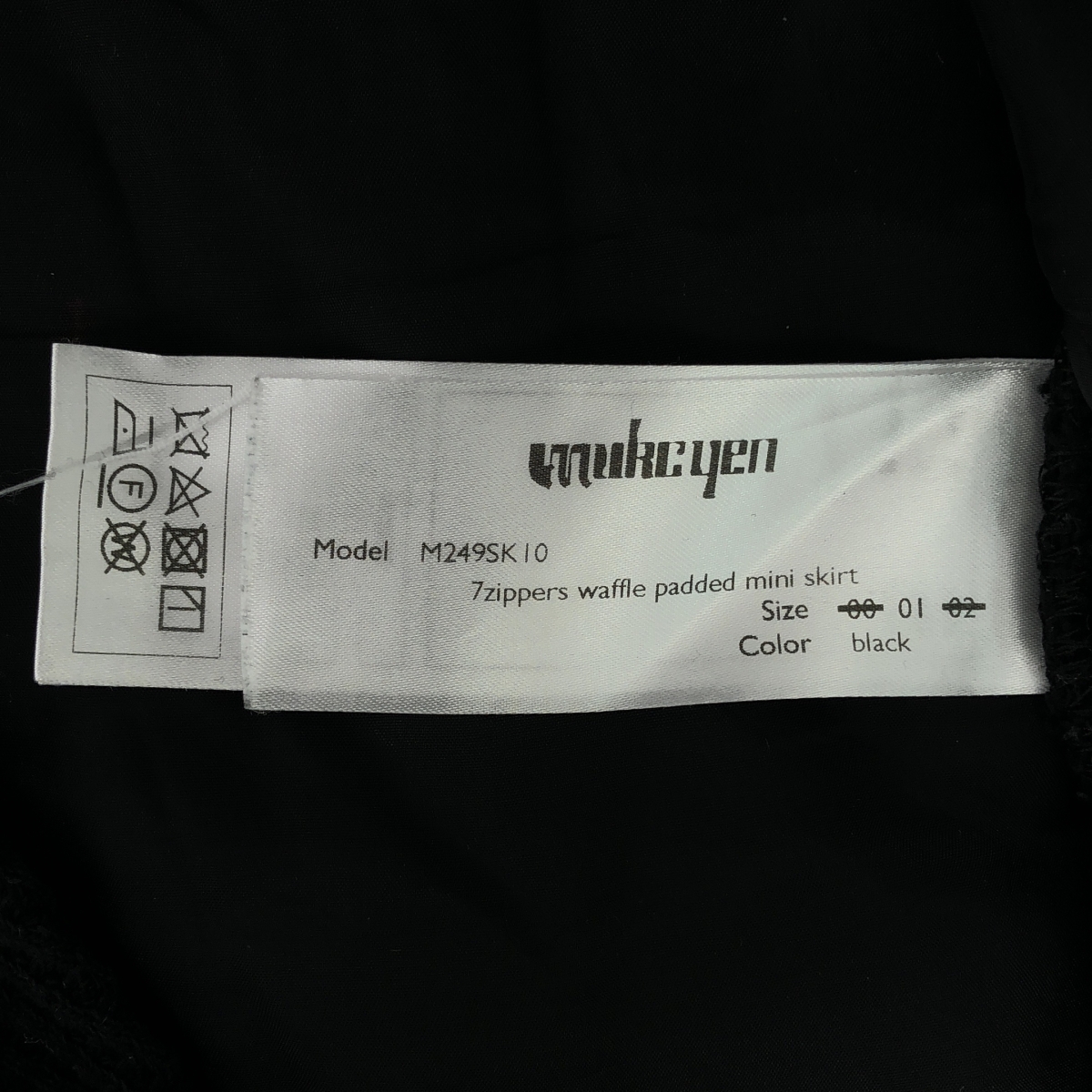 その他 7ZIPPERS WAFFLE PADDED MINI SKIRT 7ジッパーズ ワッフル ミニスカート
