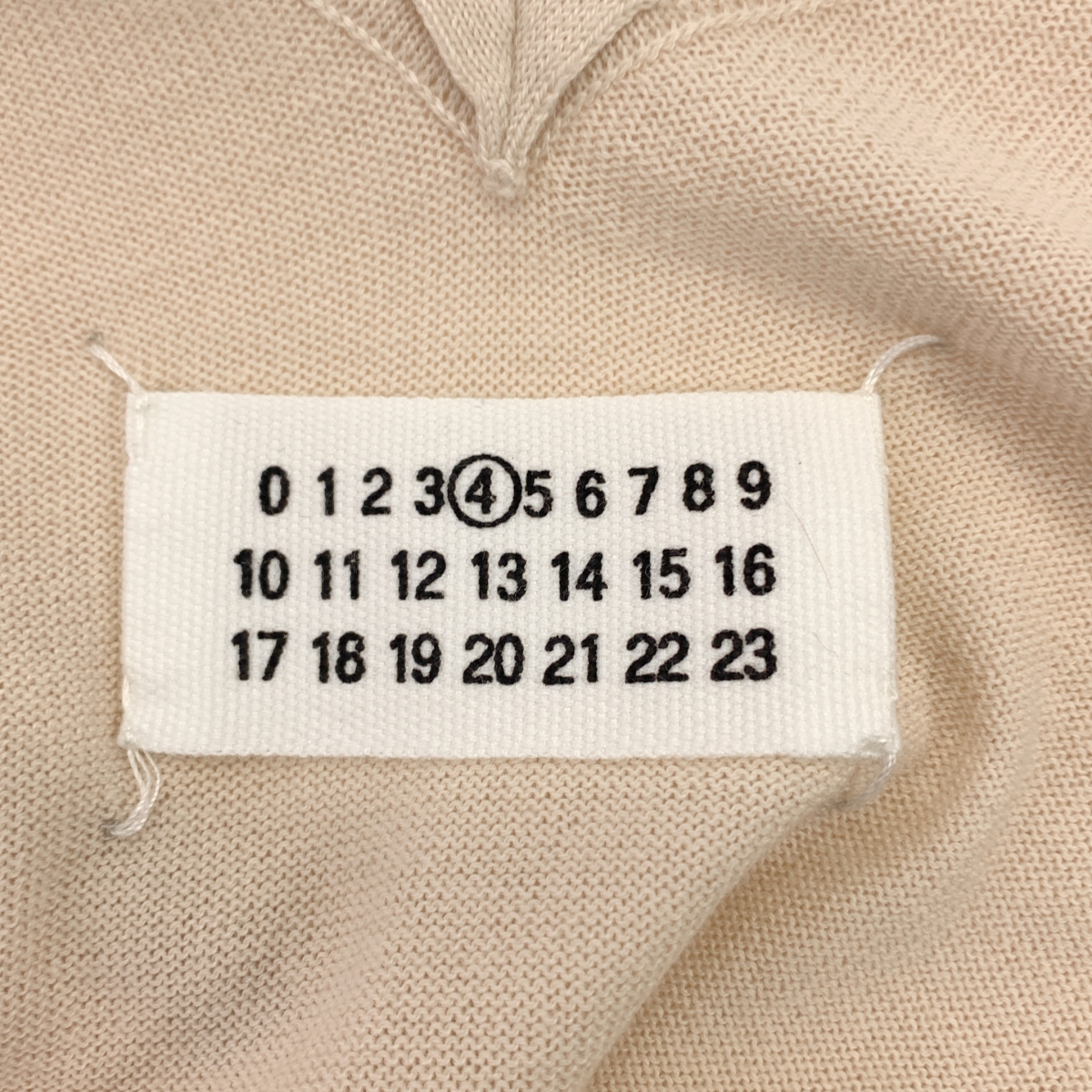 Martin Margiela / マルタンマルジェラ Vネック コットンニット