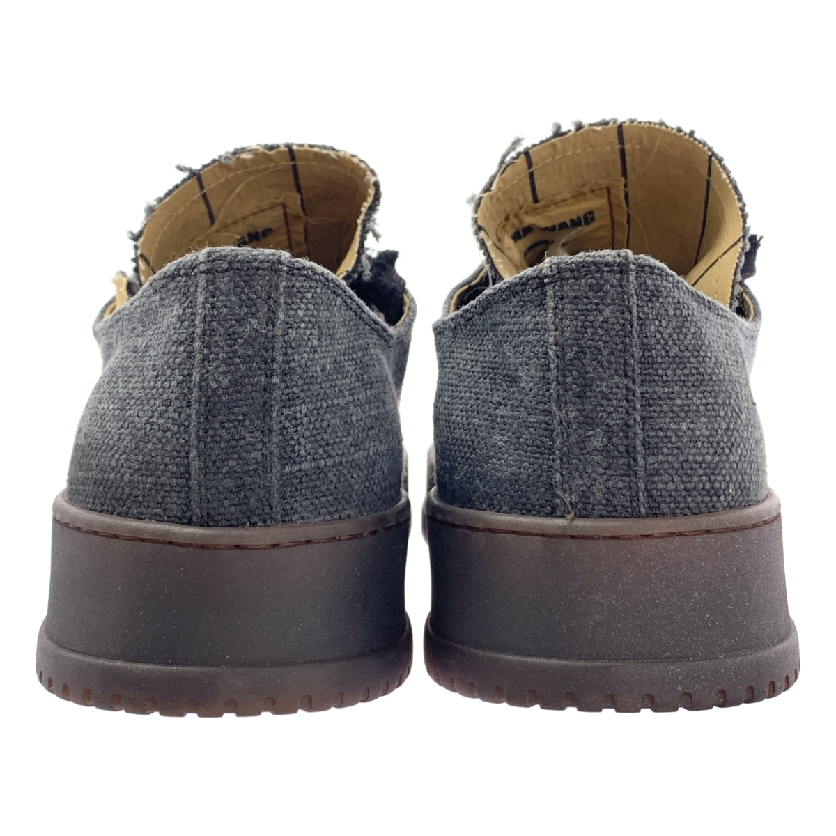 UMA WANG / ユマワン TENNIS SHOE リネンキャンバス ローカットスニーカー