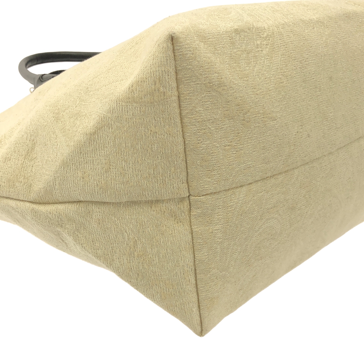 A VACATION / アヴァケーション ジャガード レザーハンドル トートバッグ