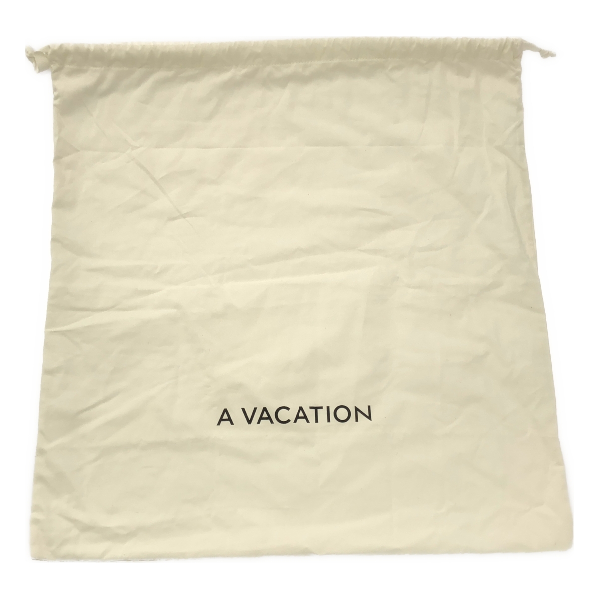 A VACATION / アヴァケーション ジャガード レザーハンドル トートバッグ