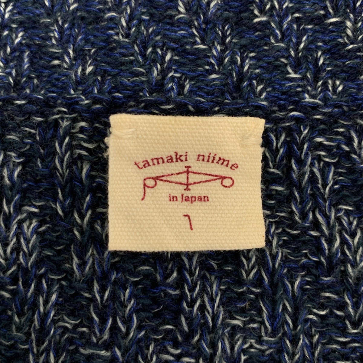 tamaki niime 玉木新雌 / タマキニイメ コットン ドルマンスリーブ ニット プルオーバー