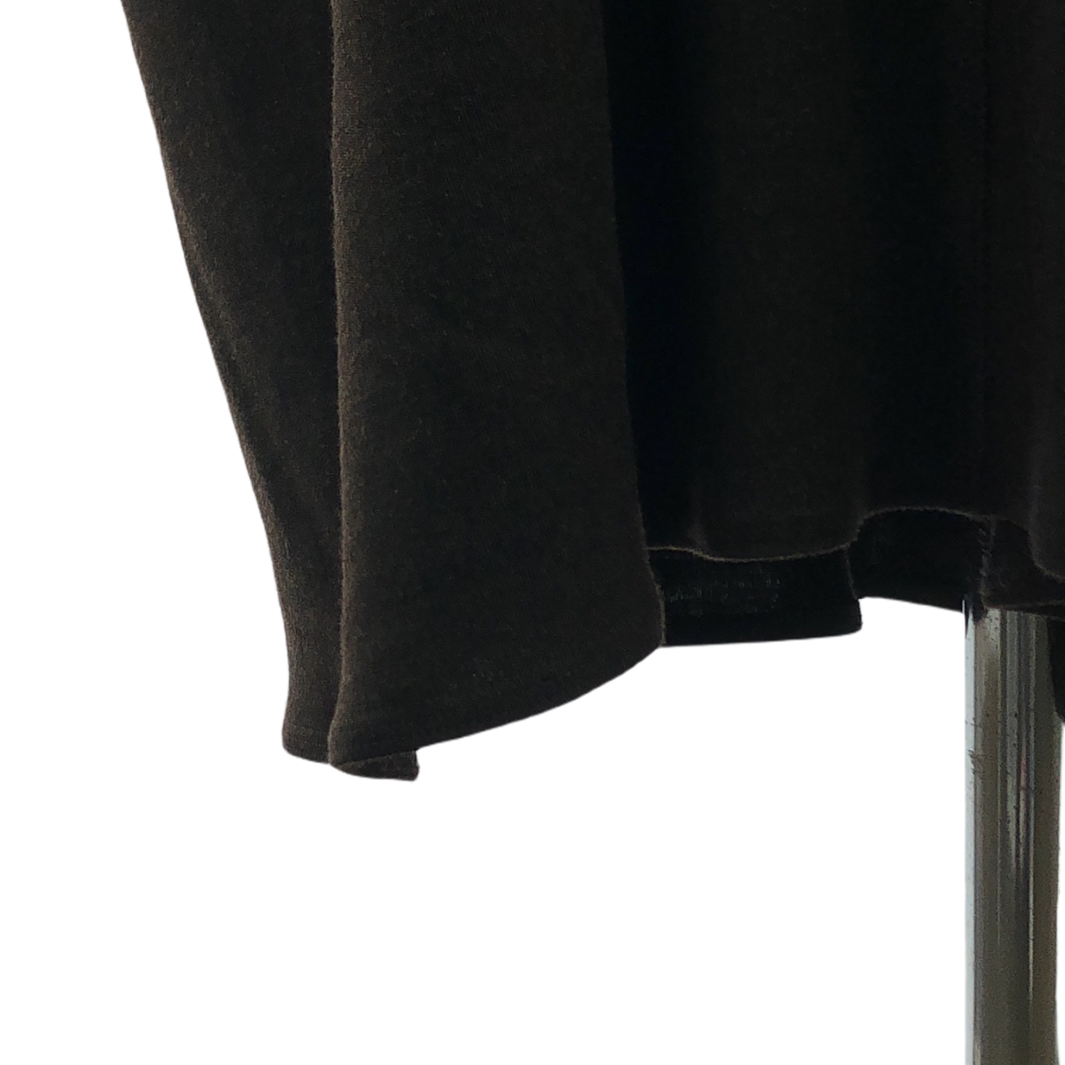 JURGEN LEHL / ヨーガンレール ウール シルク オーバーシルエット ポケット付き ニット ワンピース