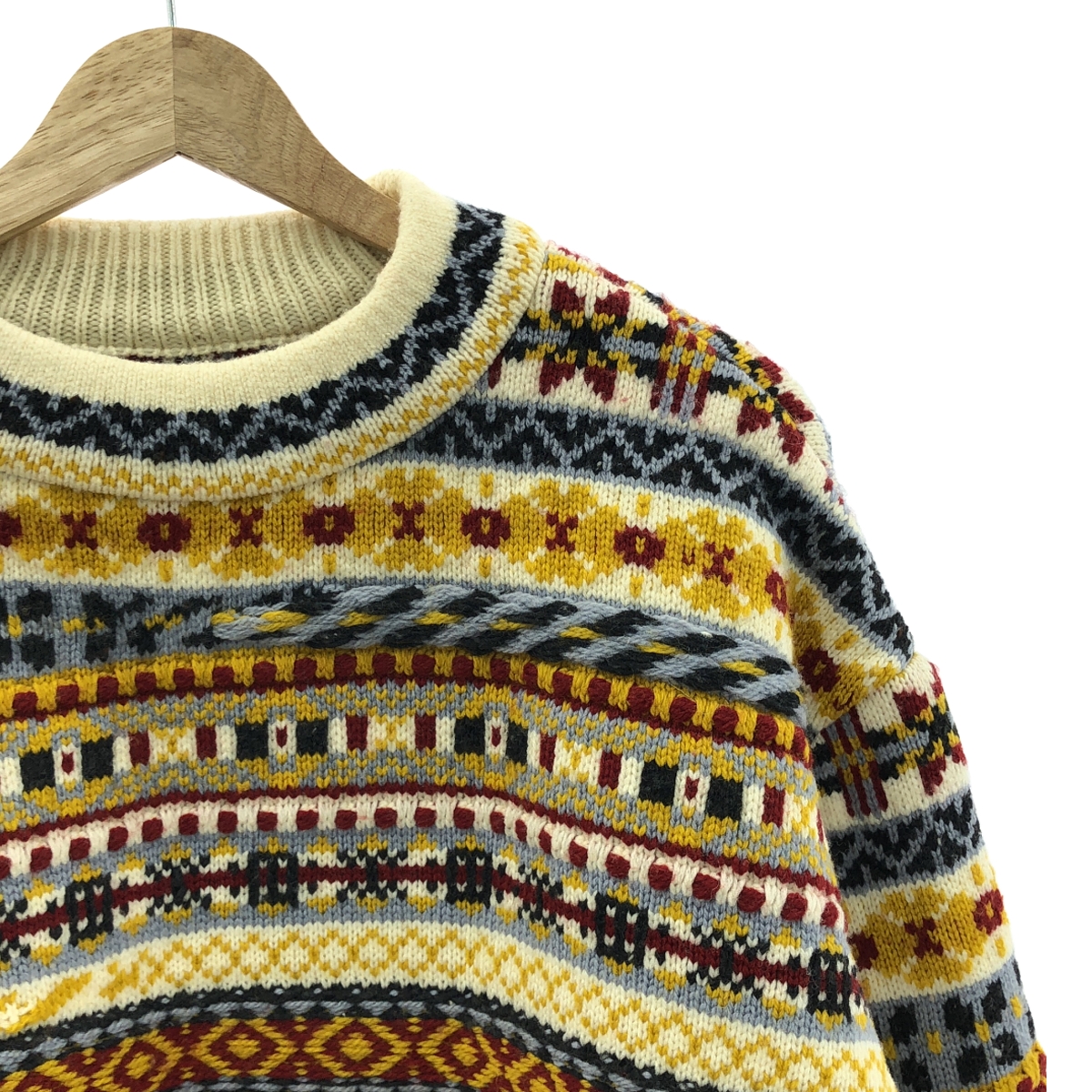 Coohem / コーヘン FAIR ISLE KNIT PULLOVER 幾何学模様 プルオーバーニット